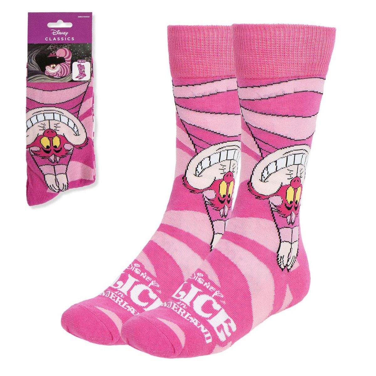 Socken Disney Alicia Socken Erwachsene 36-43 Baumwoll-Mix Bequeme Strümpfe