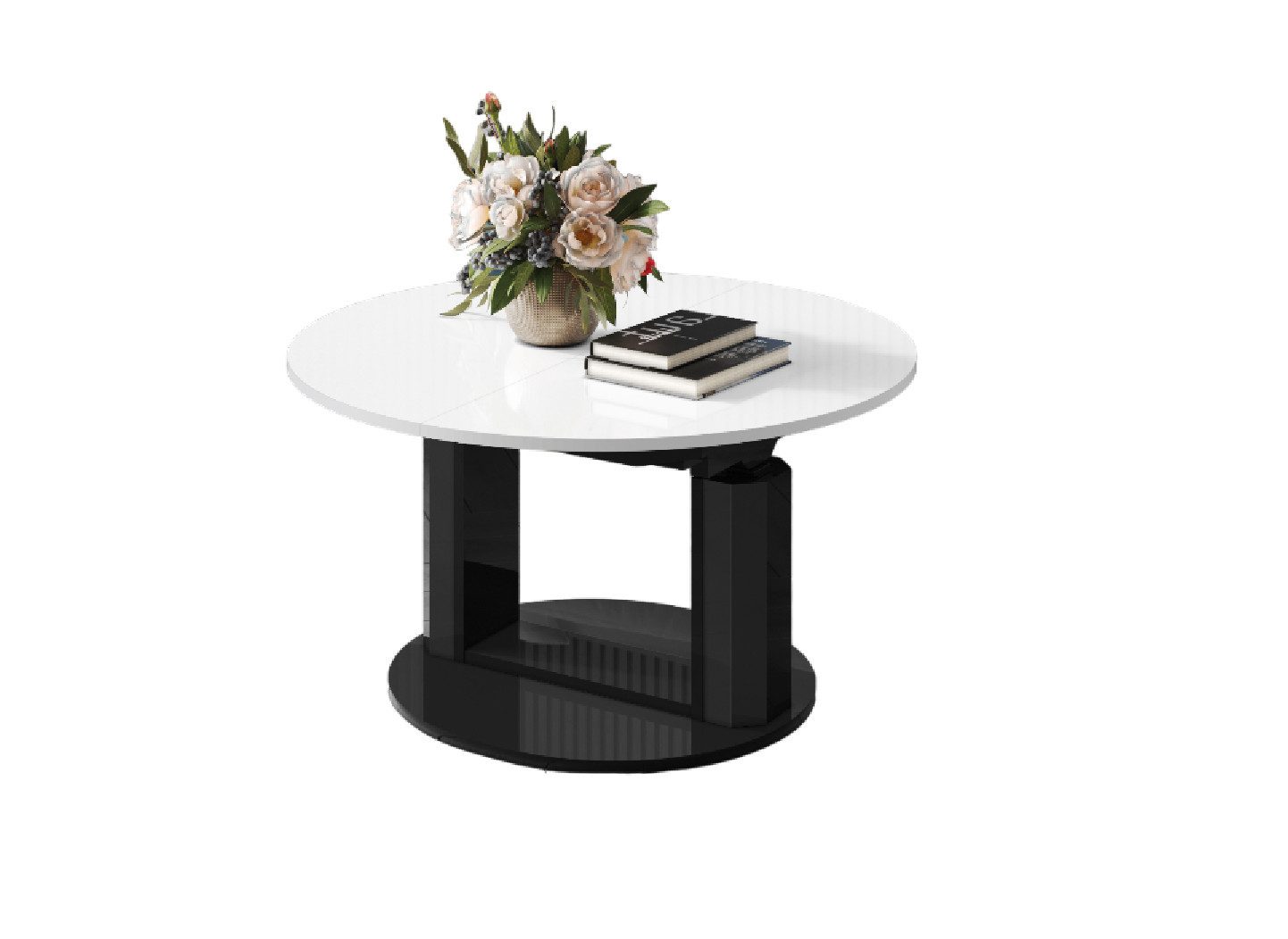 designimpex Couchtisch Design HEM-111 Hochglanz ausziehbar günstig online kaufen
