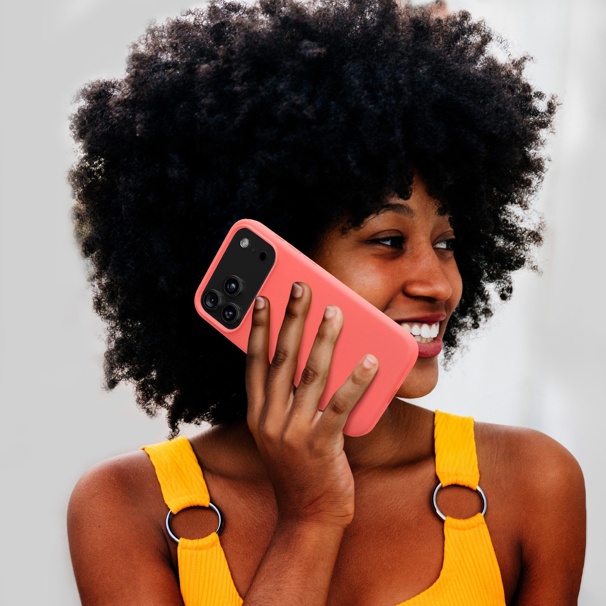 kwmobile Smartphone-Hülle Handyhülle für Apple iPhone 18 Pro / iPhone 17 Pro Hülle, Weiches Handy Silikon Case - Schutzhülle Cover – Bild 5 von 5