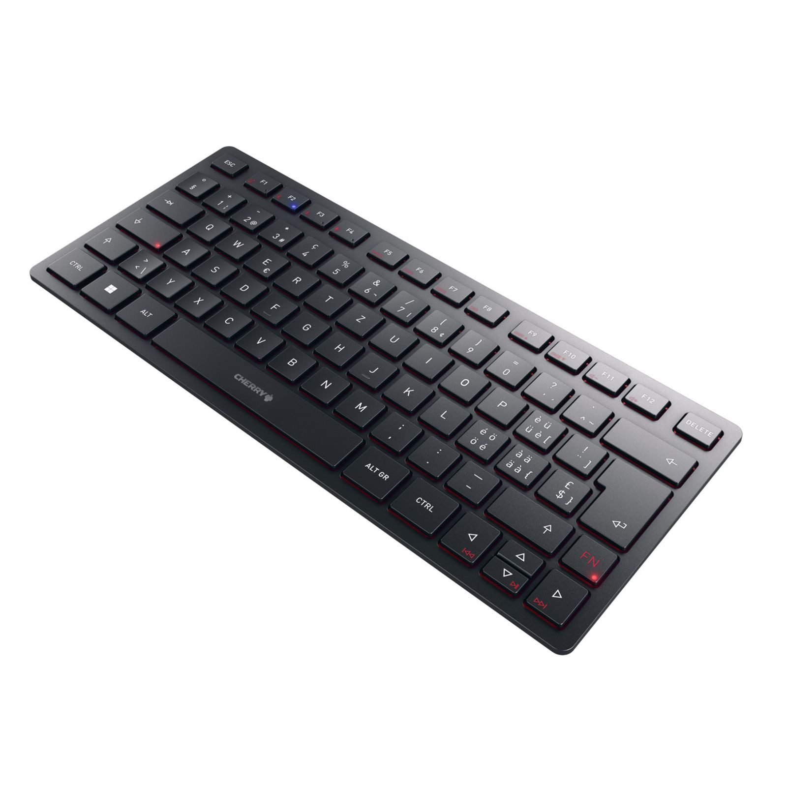 Cherry KW 9200 MINI - Tastatur - kabellos - 2.4 GHz, Bluetooth 5.0 Tastatur