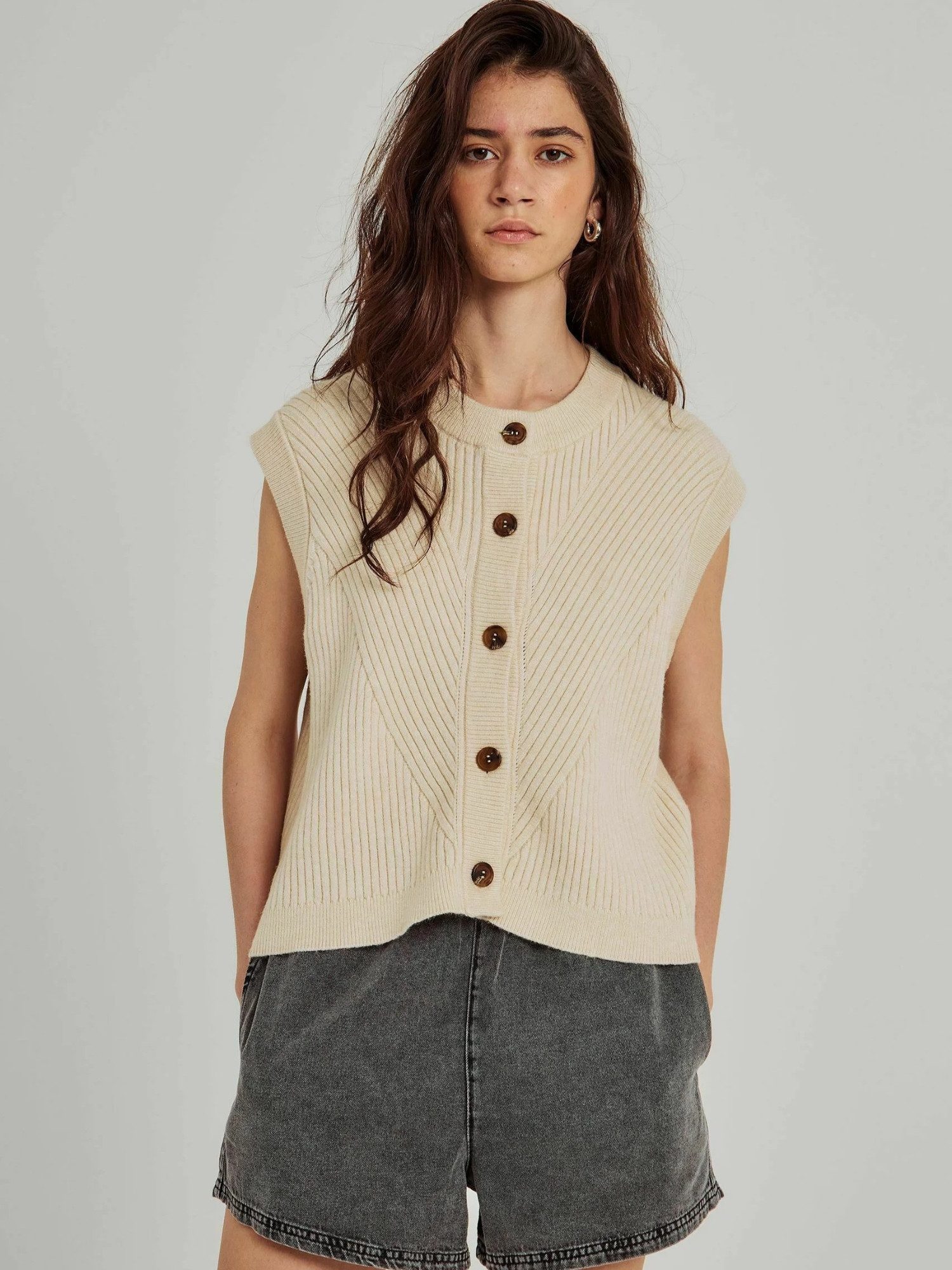 NORR Strickweste NORR top Lindsay