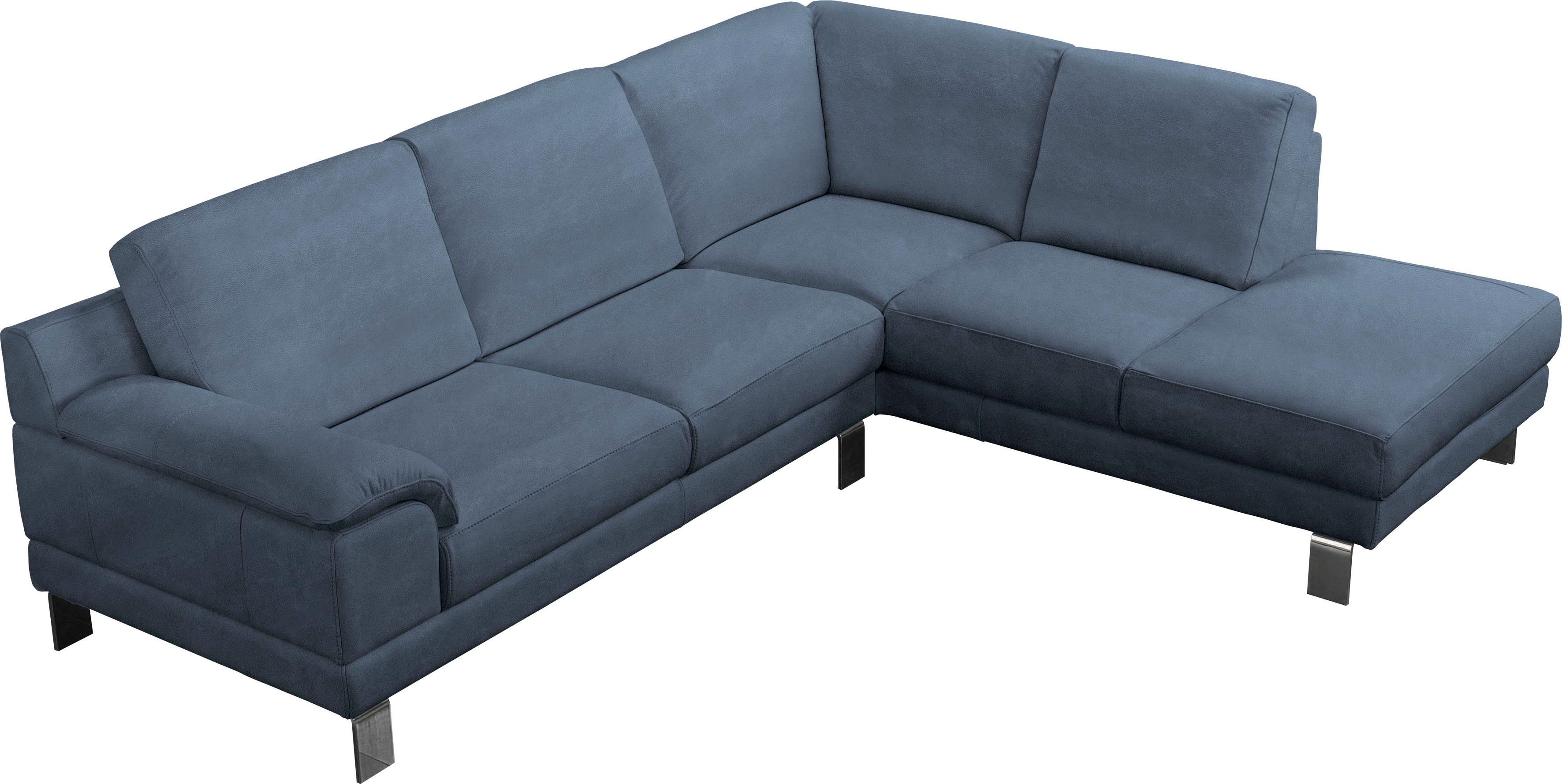 Egoitaliano Ecksofa Shakira, mit elegante Metallfüße mane