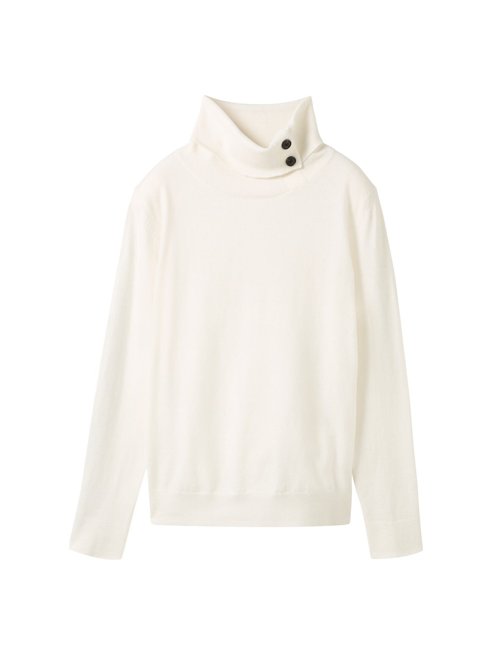 TOM TAILOR Strickpullover Pullover & Strickjacken Strickpullover mit Rollkr günstig online kaufen