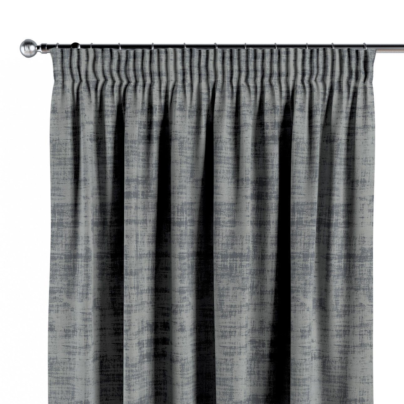 Kräuselband mit Vorhang Velvet, cm, Dekoria grau 130x100 Vorhang