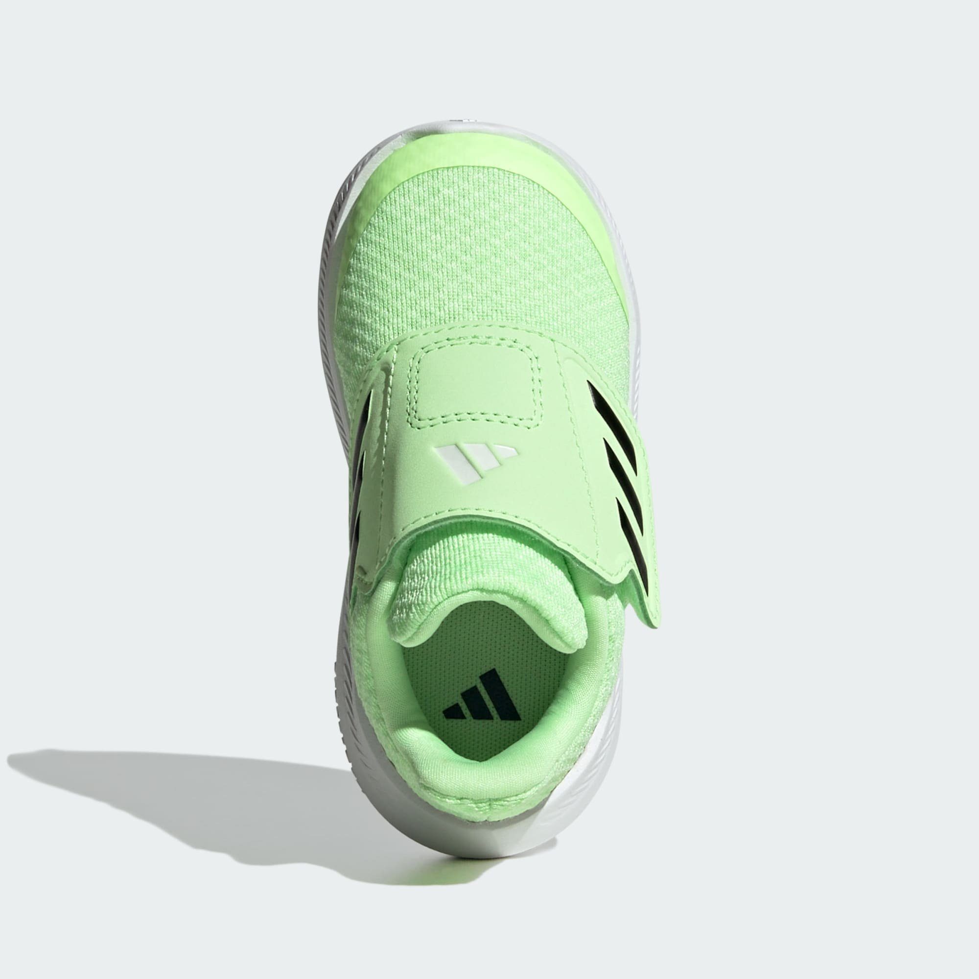 Spark SCHUH Grey Black Putty Core / adidas Green Sneaker HOOK-AND-LOOP 3.0 / Sportswear RUNFALCON
