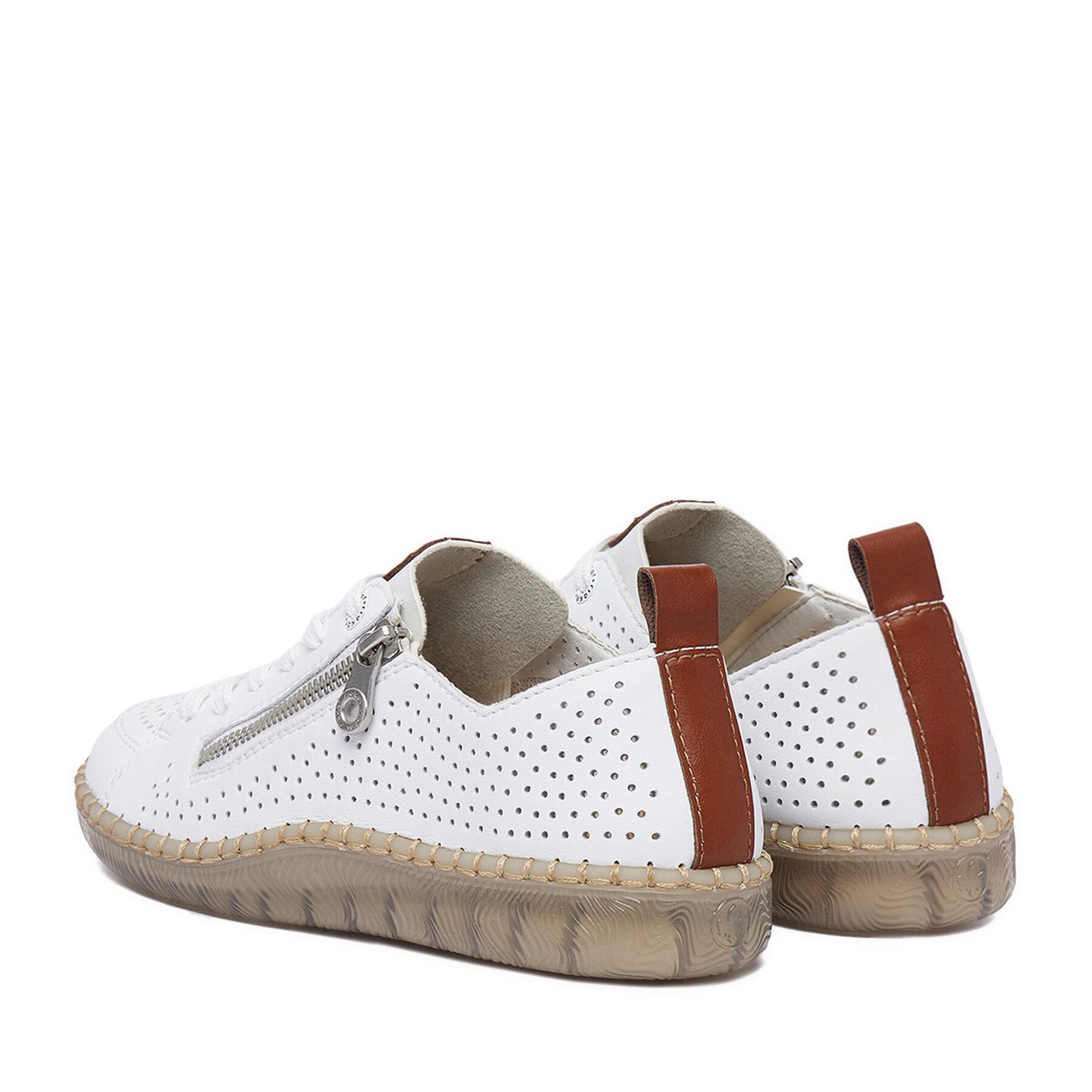Rieker Rieker Damen-Sneaker, weiß Stiefel