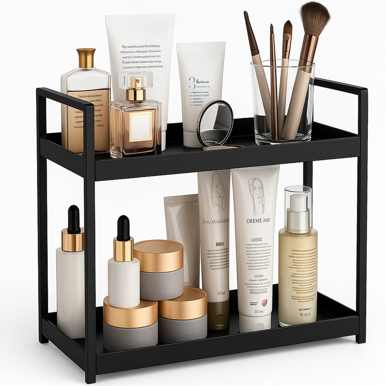 Youyijia Regaleinsatz 2 Tier Küchen Gewürzregal Standregale Duschablage Gew günstig online kaufen