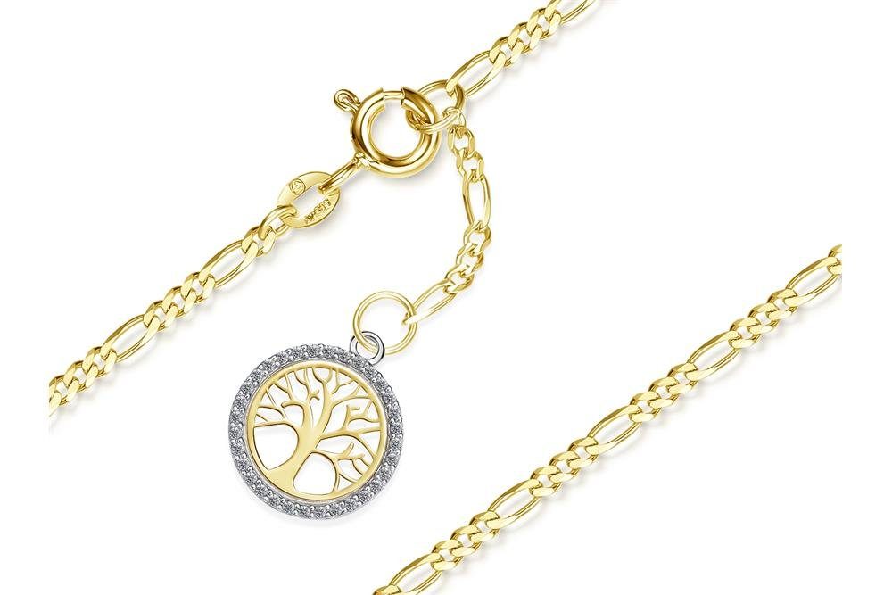 Silberkettenstore Fußkette Figarofußkette 2mm mit Anhänger günstig online kaufen