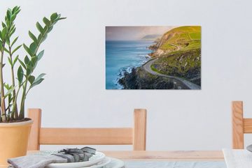 OneMillionCanvasses® Leinwandbild Küstenstraße in Irland, (1 St), Wandbild Leinwandbilder, Aufhängefertig, Wanddeko, 30x20 cm