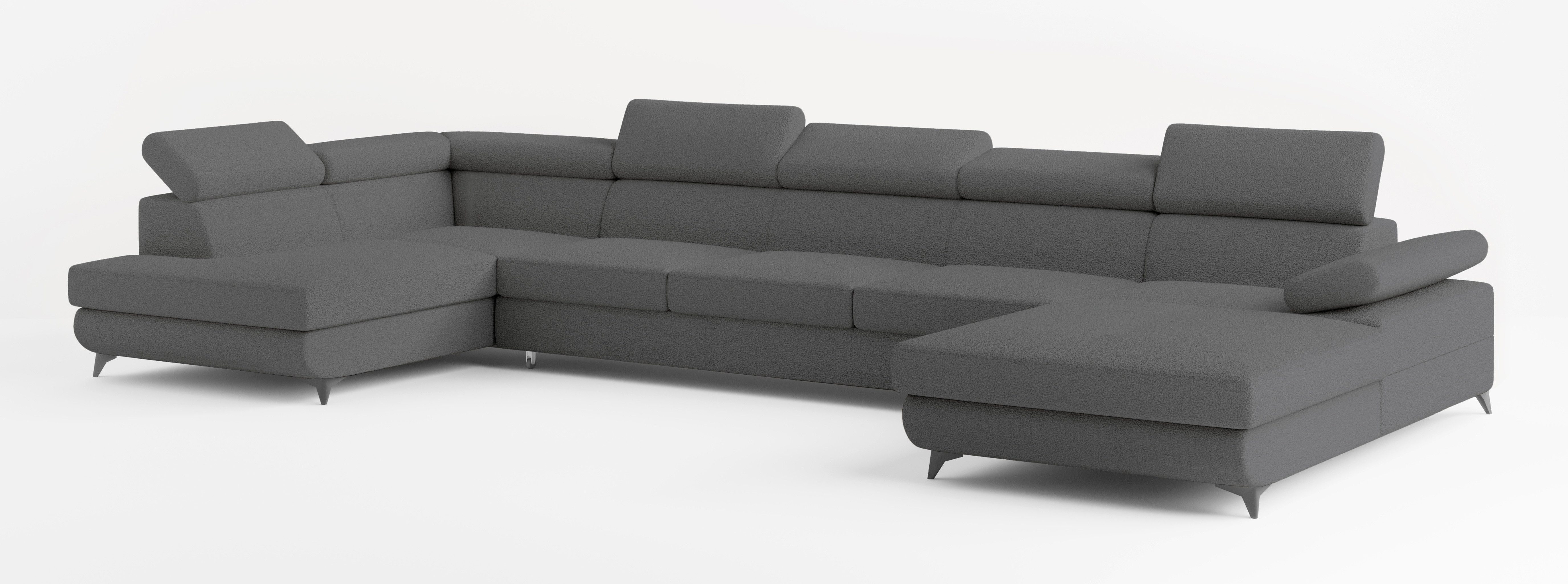 Masseno Ecksofa MONTIVA mit Schlaffunktion U-Form, günstig online kaufen