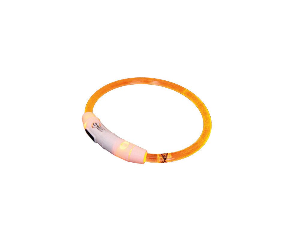 Nobby Hundehalsbandleuchte Nobby LED Leuchthalsband Visible S transparent