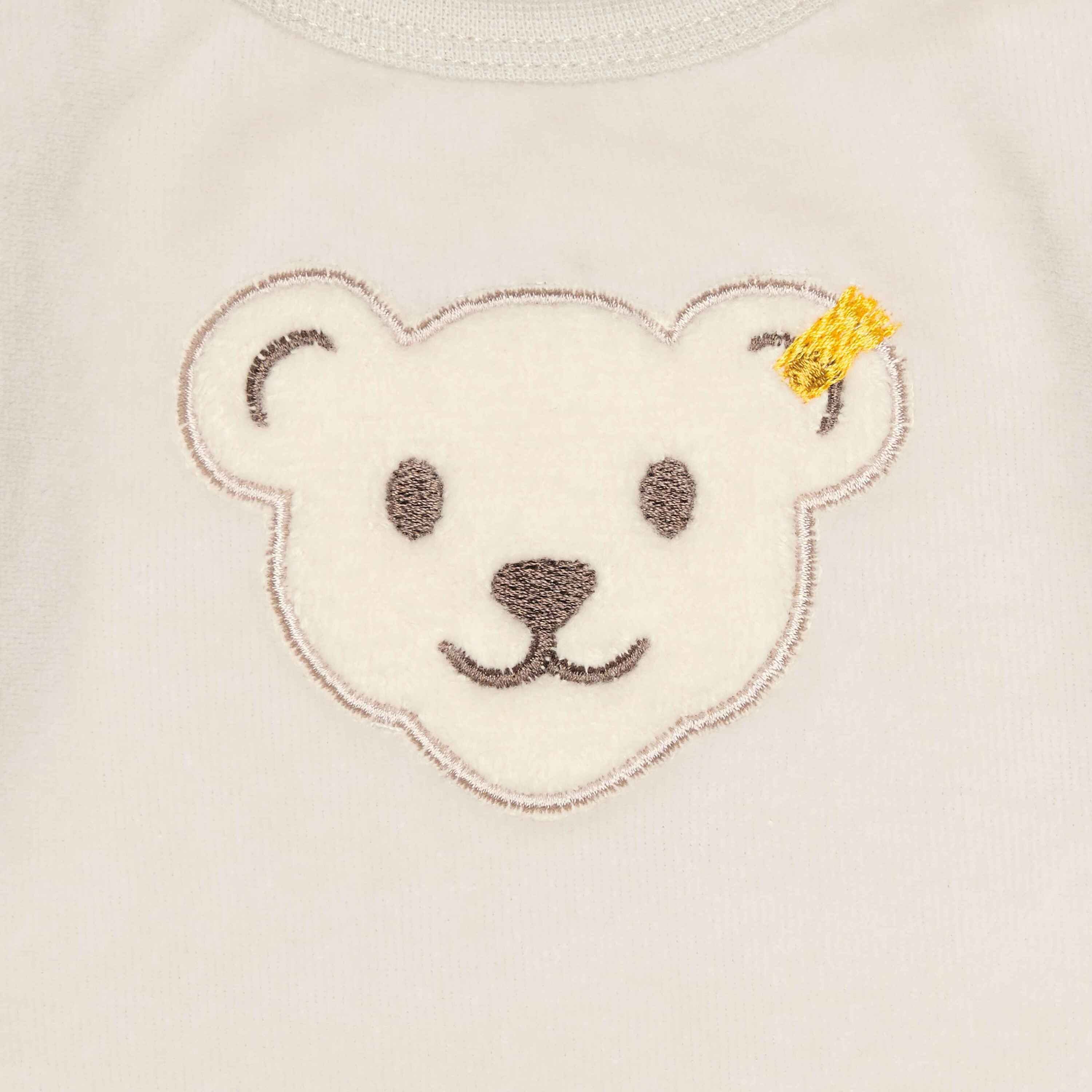 Steiff Strampler Strampler langarm GOTS Baby Wellness mit Fuss