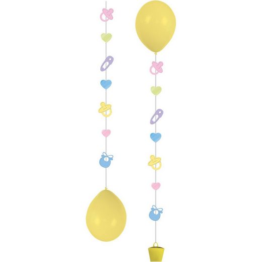Amscan Luftballon »Ballonanhänger Baby, 3 Stück«