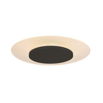 Steinhauer LIGHTING LED Deckenleuchte, Deckenlampe Deckenleuchte dimmbar LED Wohnzimmerleuchte schwarz weiß