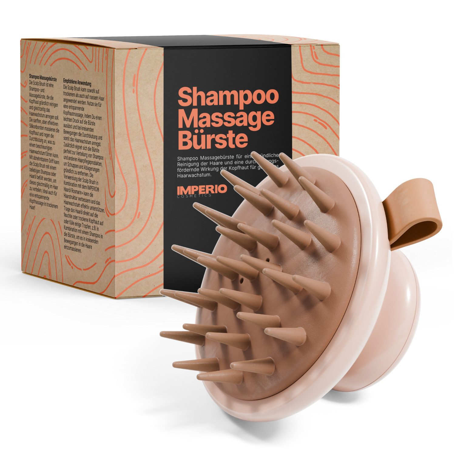 Haarbürste Shampoo-Massagebürste für Tiefenreinigung und mehr Haarwachstum