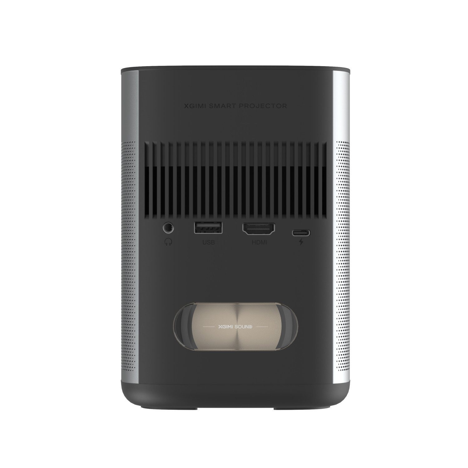 XGIMI XGIMI MoGo 2 Pro (New) 1080P Tragbar Beamer mit Mehrwinkelständer DLP-Beamer (1920 x1080 (1080P) px, 430 ISO-Lumen, Google TV & Netflix, 120° Deckenprojektion) schwarz|weiß