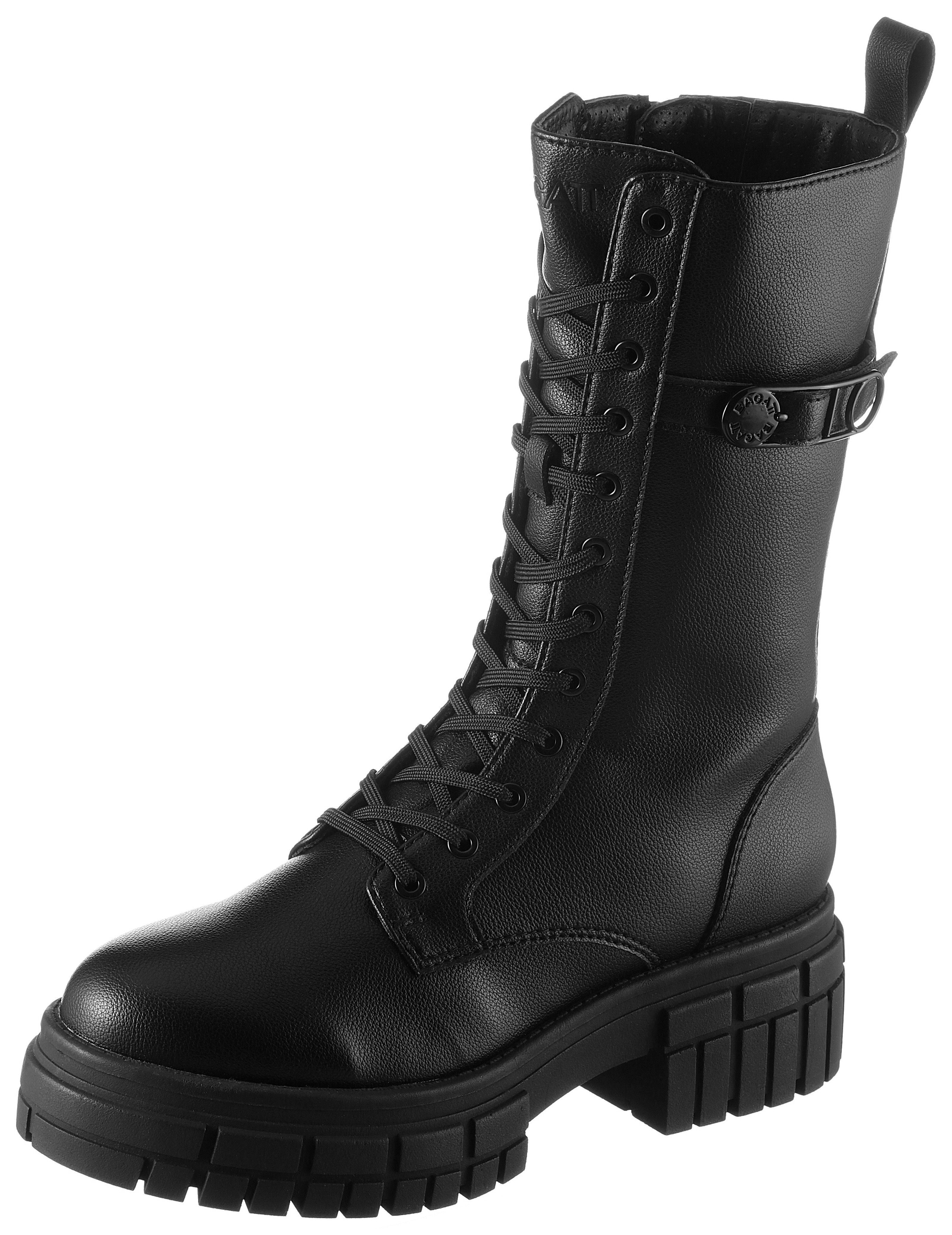 BAGATT Schnürboots mit Zierschnalle black (21500002)