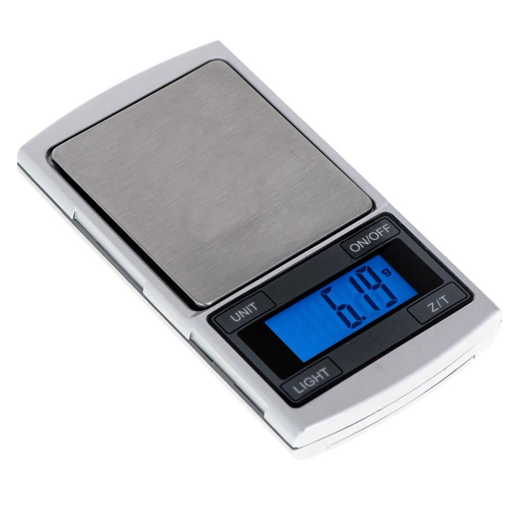 Adler Präzisionswaage AD 3168, digital, Feinwaage, mit beleuchteter LCD Anzeige, silber