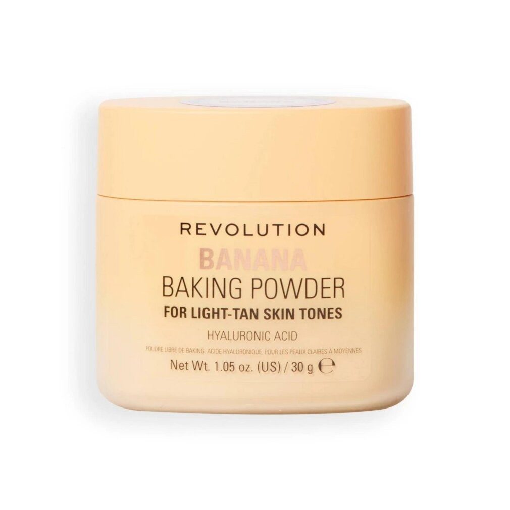 MAKE UP REVOLUTION Make-up, Bake & Blot, Matte, Loose Setting Powder, Banana, 30 g