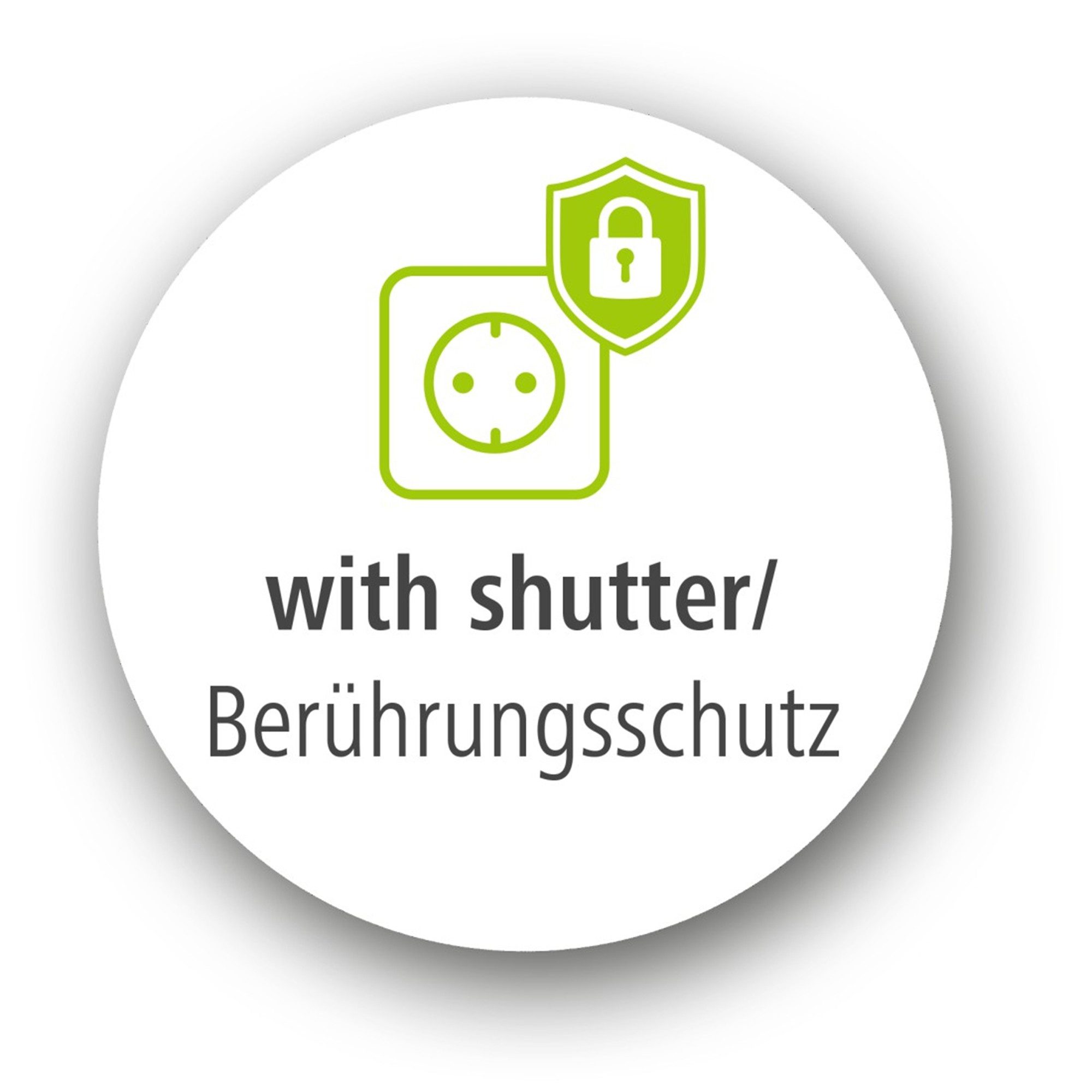 Hama 6-fach, mit Überspannungsschutz, 1,4 m, Weiß Steckdosenleiste (Kabellänge 1.4 m)