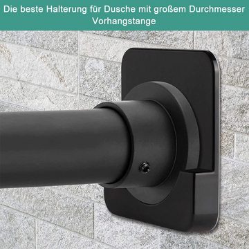 Duschstangen-Deckenhalter Duschvorhangstange Spannhalter, Duschstangenhalterung für Wand, GelldG