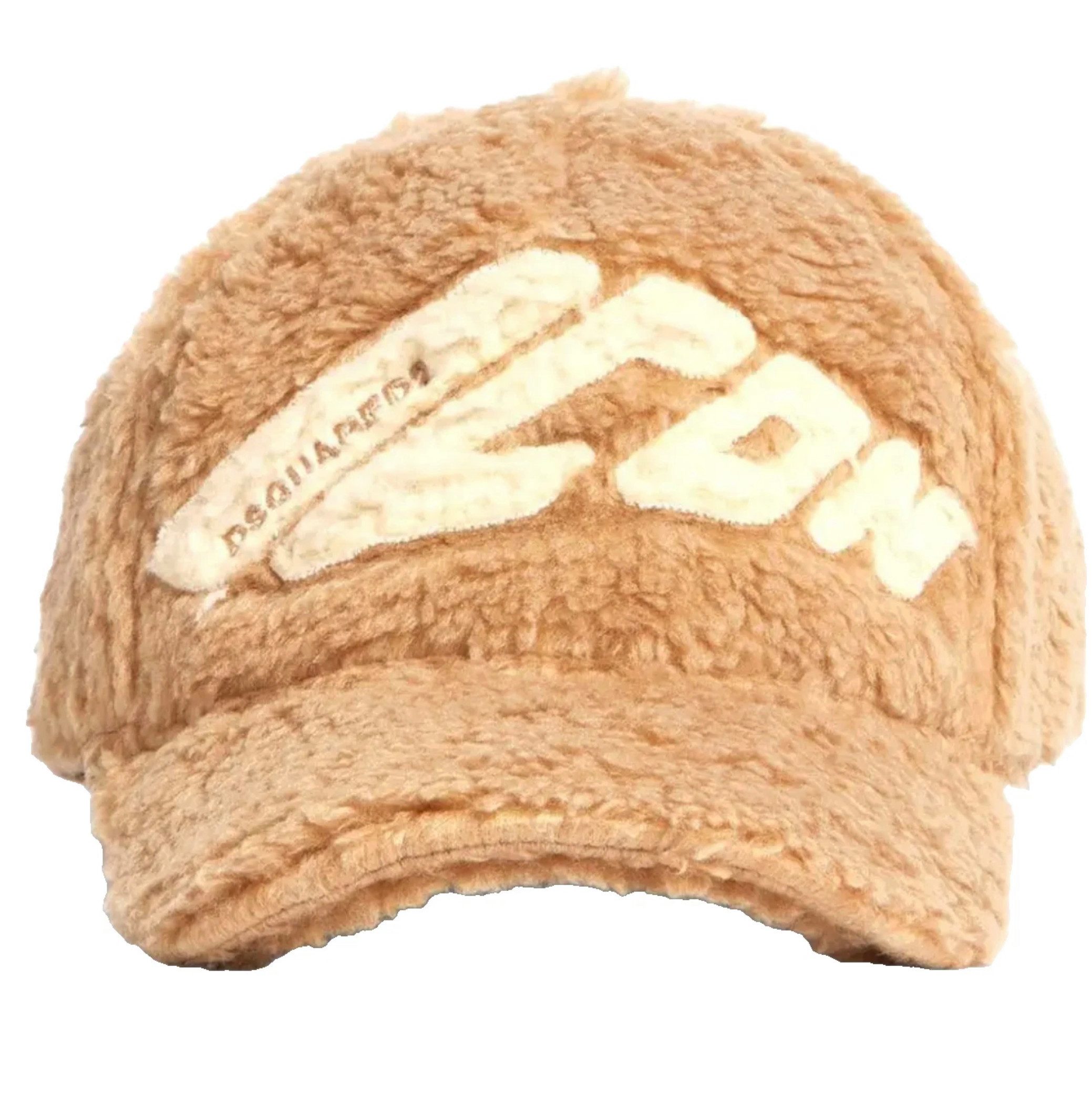 Dsquared2 Baseball Cap New icon Faux-Shearling Basecap Mütze Basebalkappe Strukturierte, weich gebürstete Oberfläche