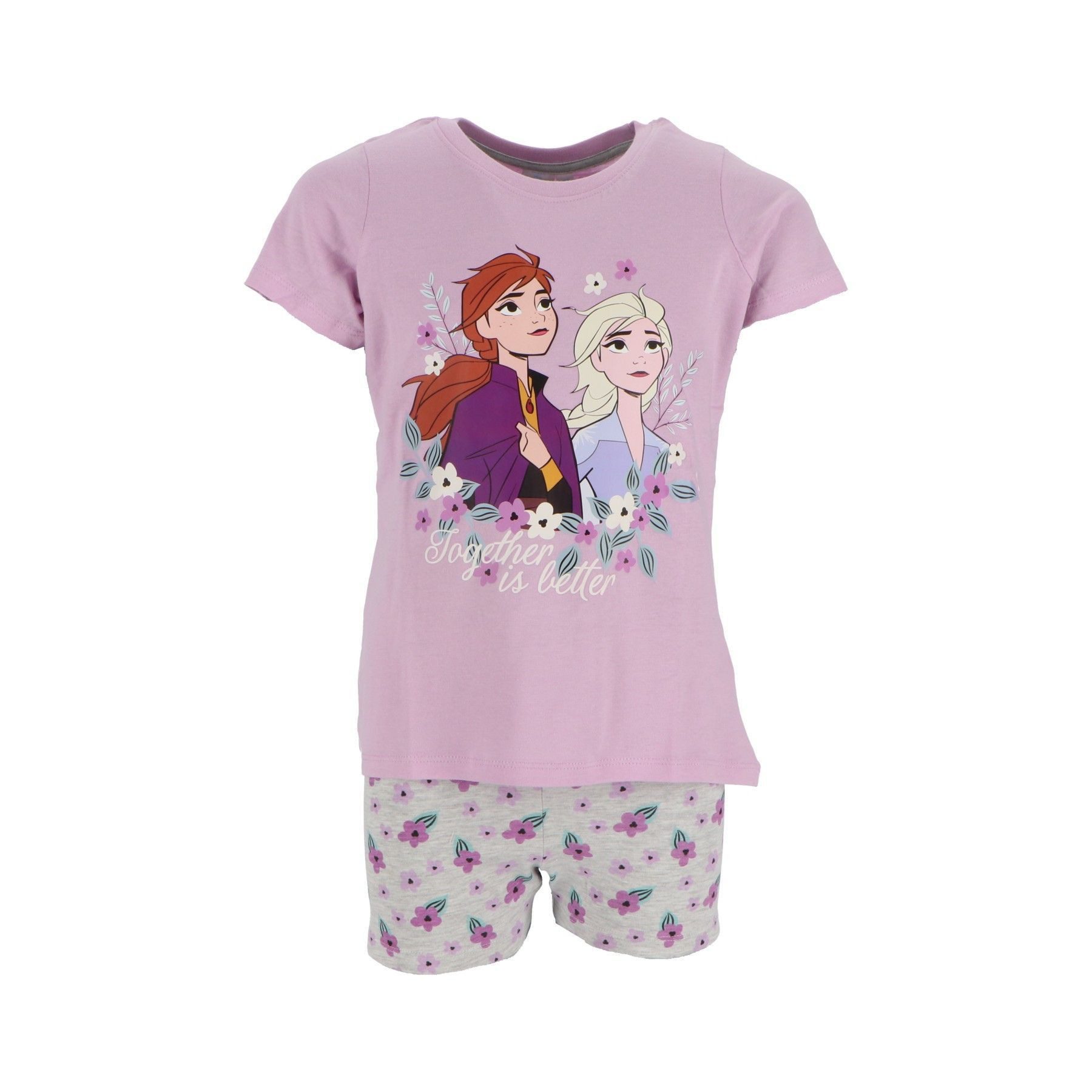 Disney Frozen Pyjama Schlafanzug Baumwolle Nachtwäsche Shortama für Kinder