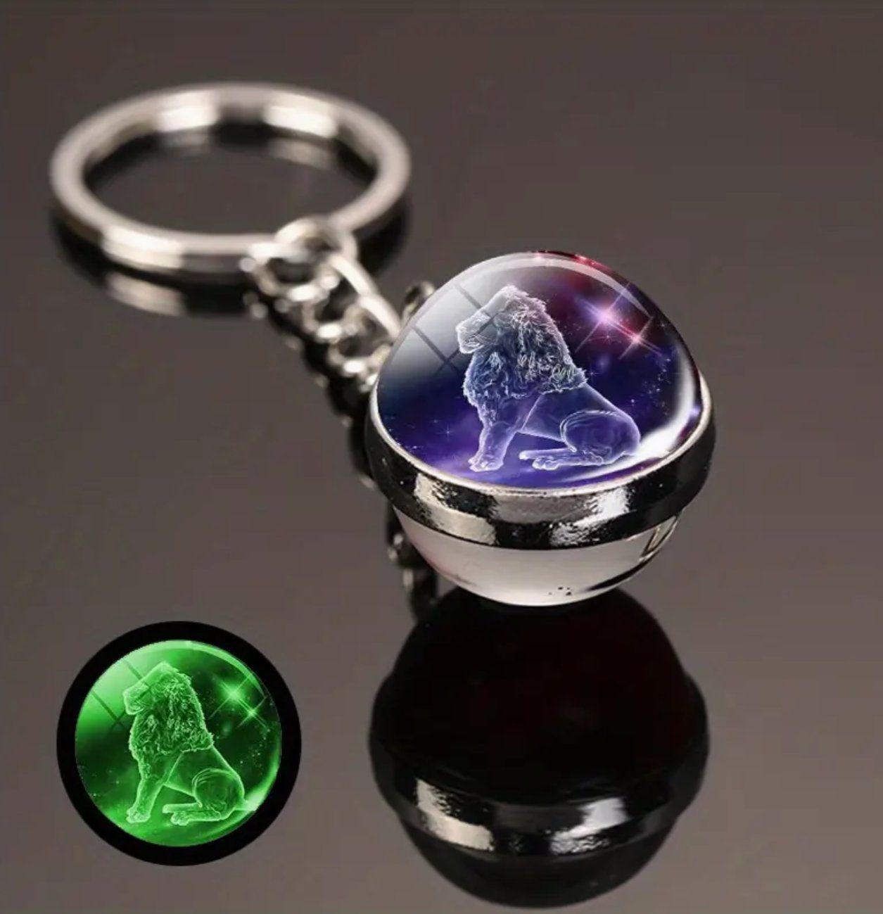 Stelby Schlüsselanhänger mit Gravur Löwe Sternzeichen Schlüsselanhänger 3D günstig online kaufen