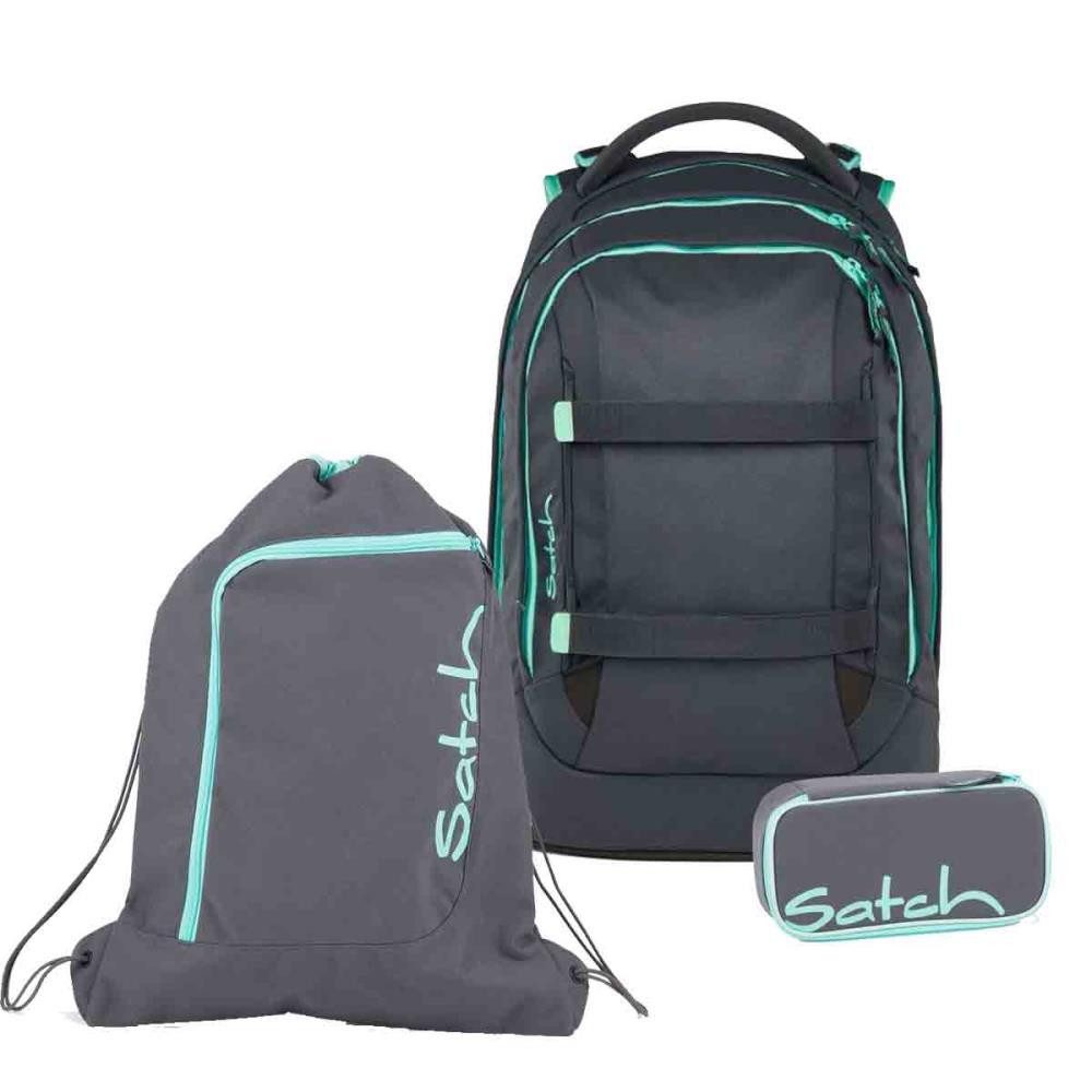 Satch Schulrucksack Pack (3tlg., inkl. Schlamperbox und Sportbeutel)