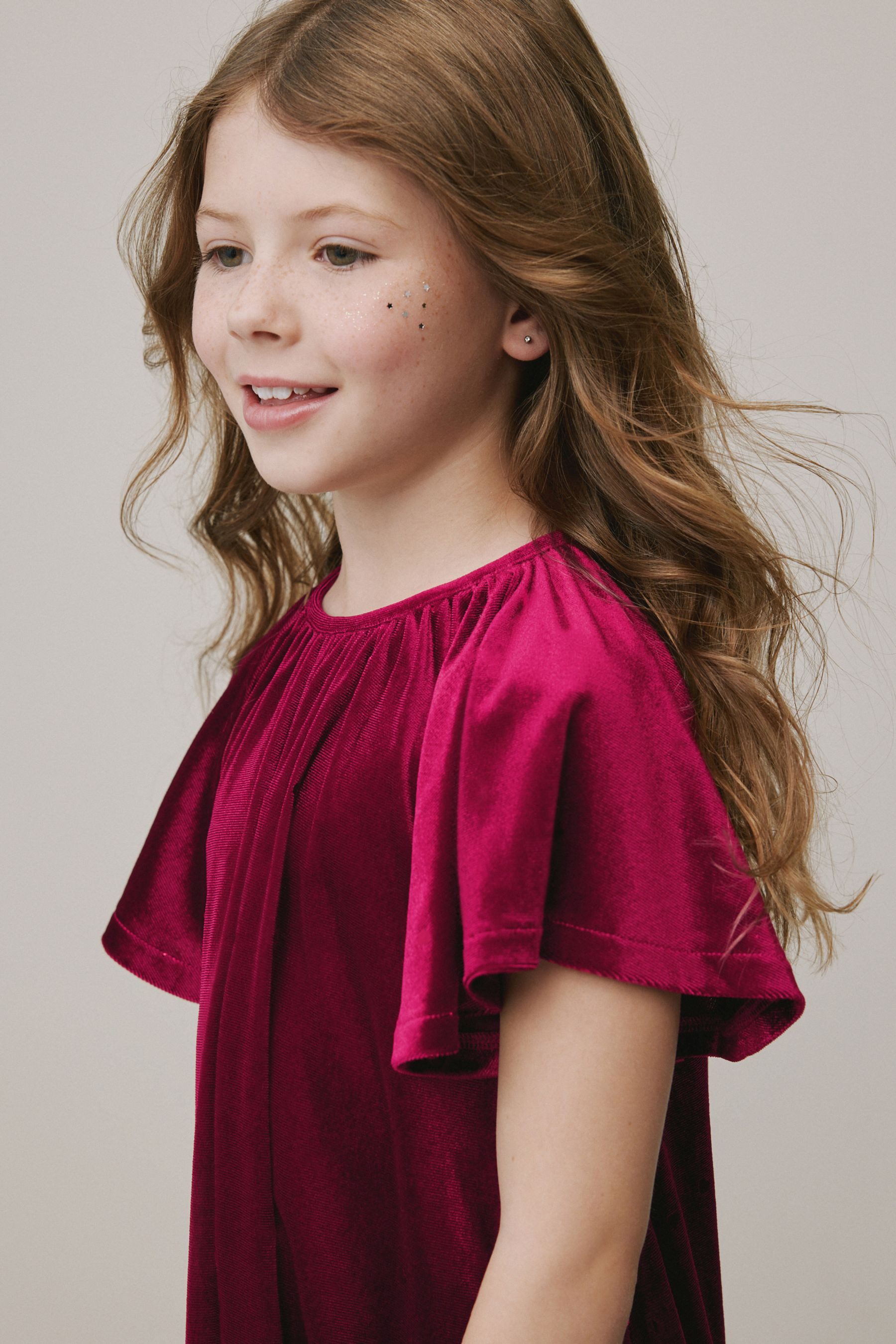 Next Samtkleid Kleid aus Samt (1-tlg)