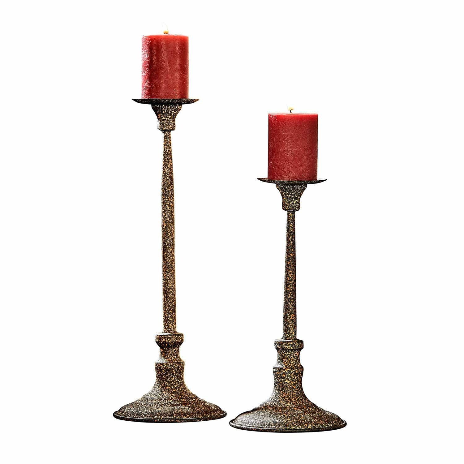 Kerzenständer Kerzenständer 2er Set Avarin antikbraun