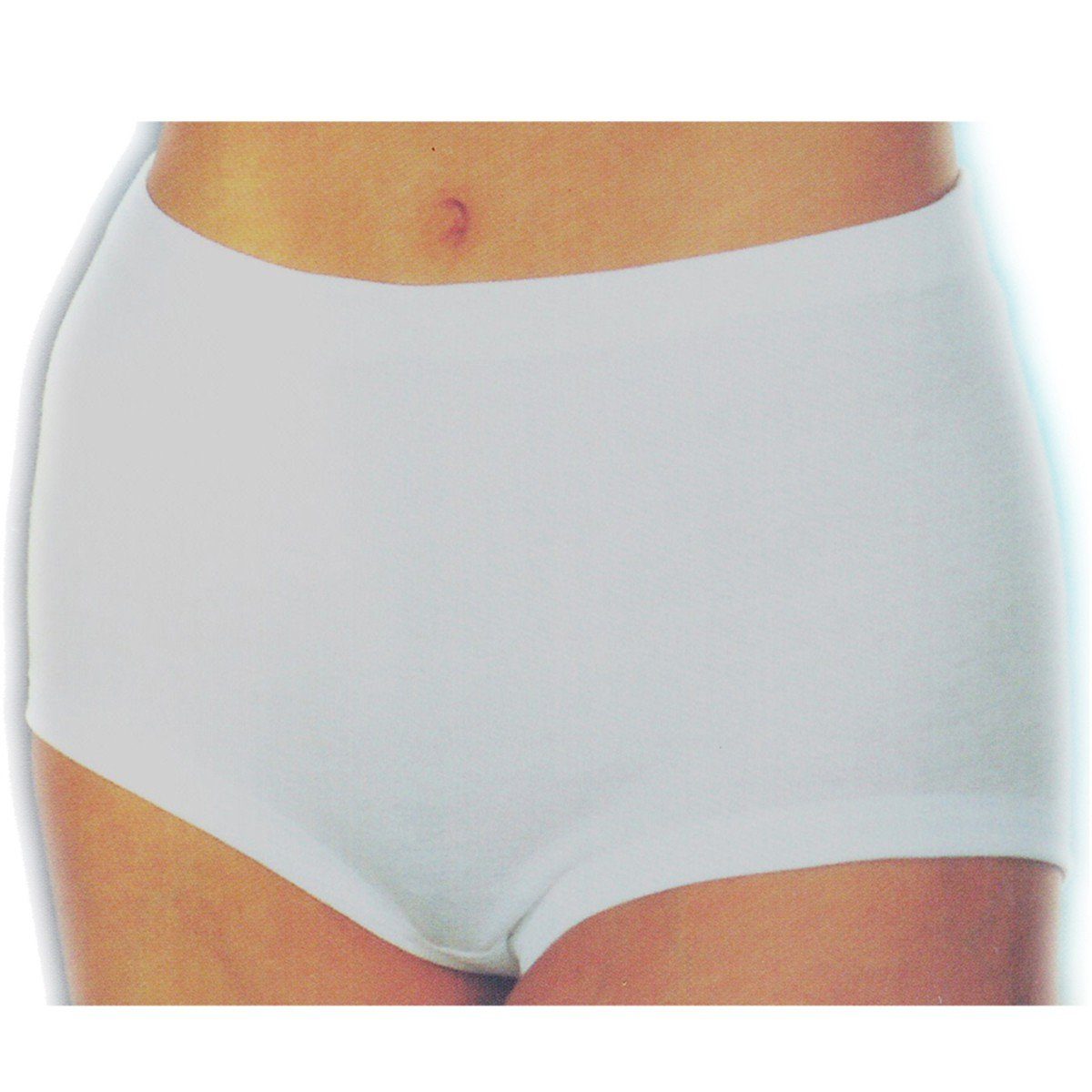 HERMKO Taillenslip 1140 Tunnelzug Bio-Baumwolle (Mama-Slip) kochfest classic strapazierfähig