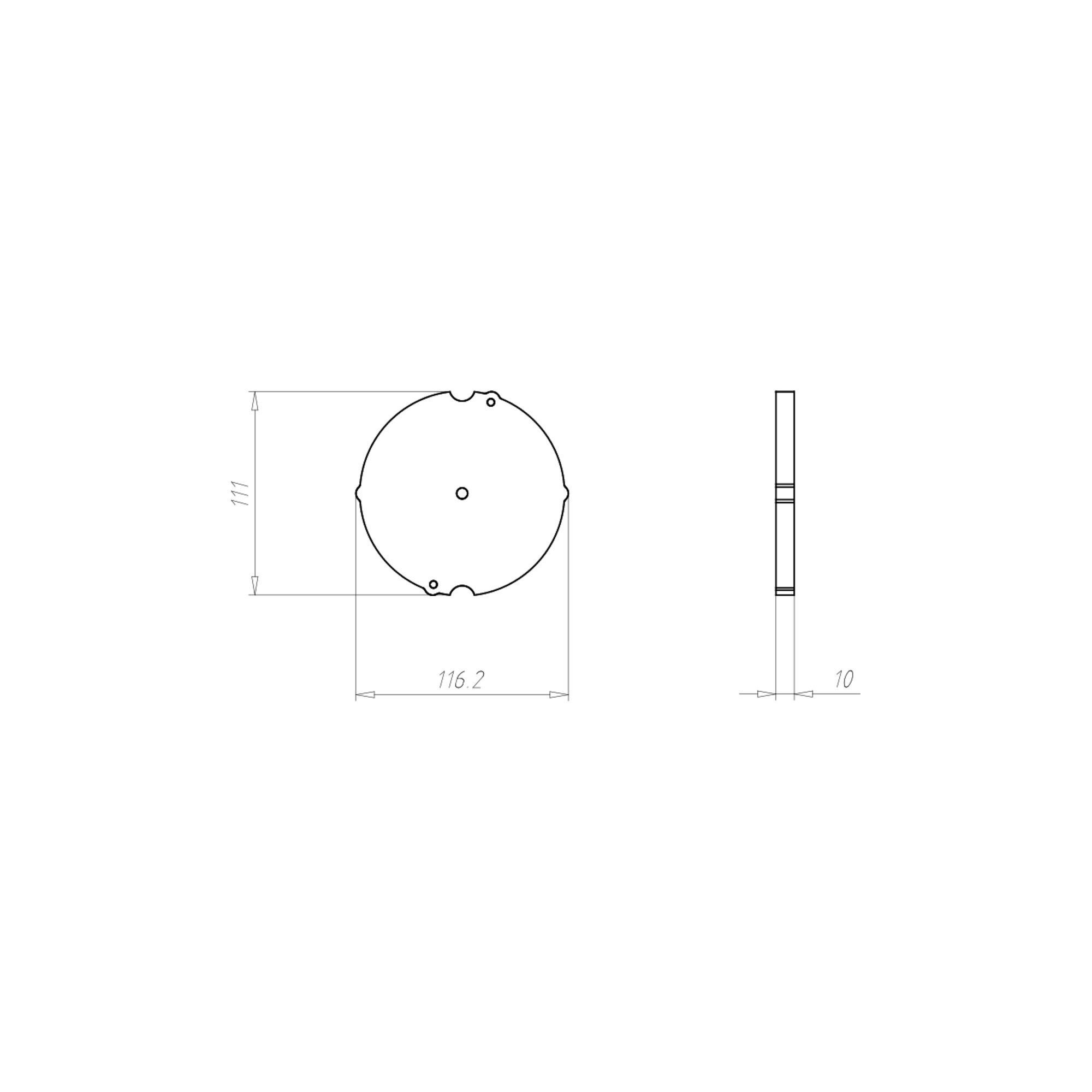 Kaiser Kaiser Universalfrontteil für ThermoX 9300-93 Installationskabel