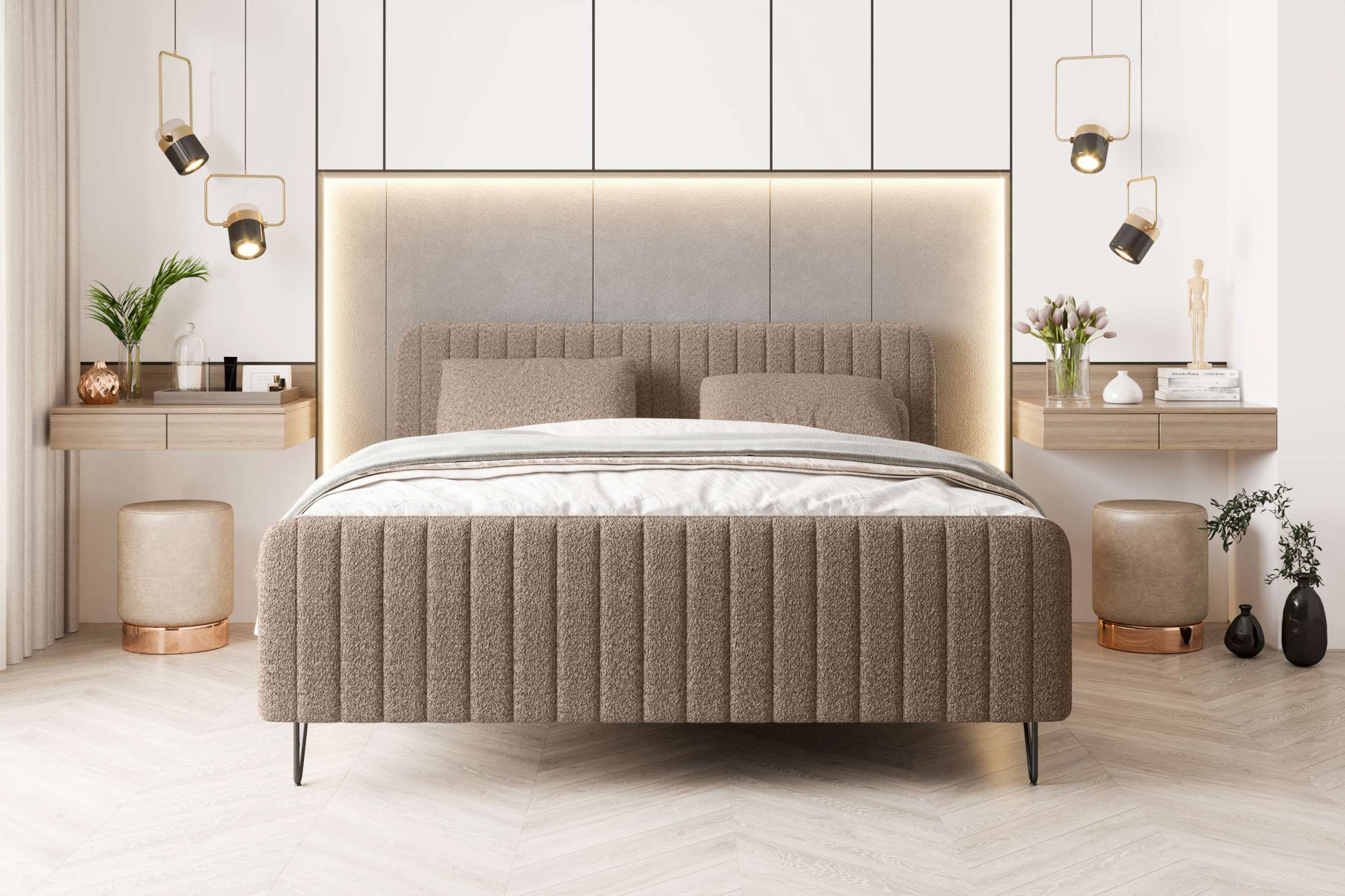 99rooms Boxspringbett Lucio (Schlafzimmerbett, Bett), 140/160/180x200 günstig online kaufen