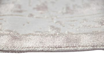 Teppich Teppich mit Fransen in Rosa, TeppichHome24, rechteckig