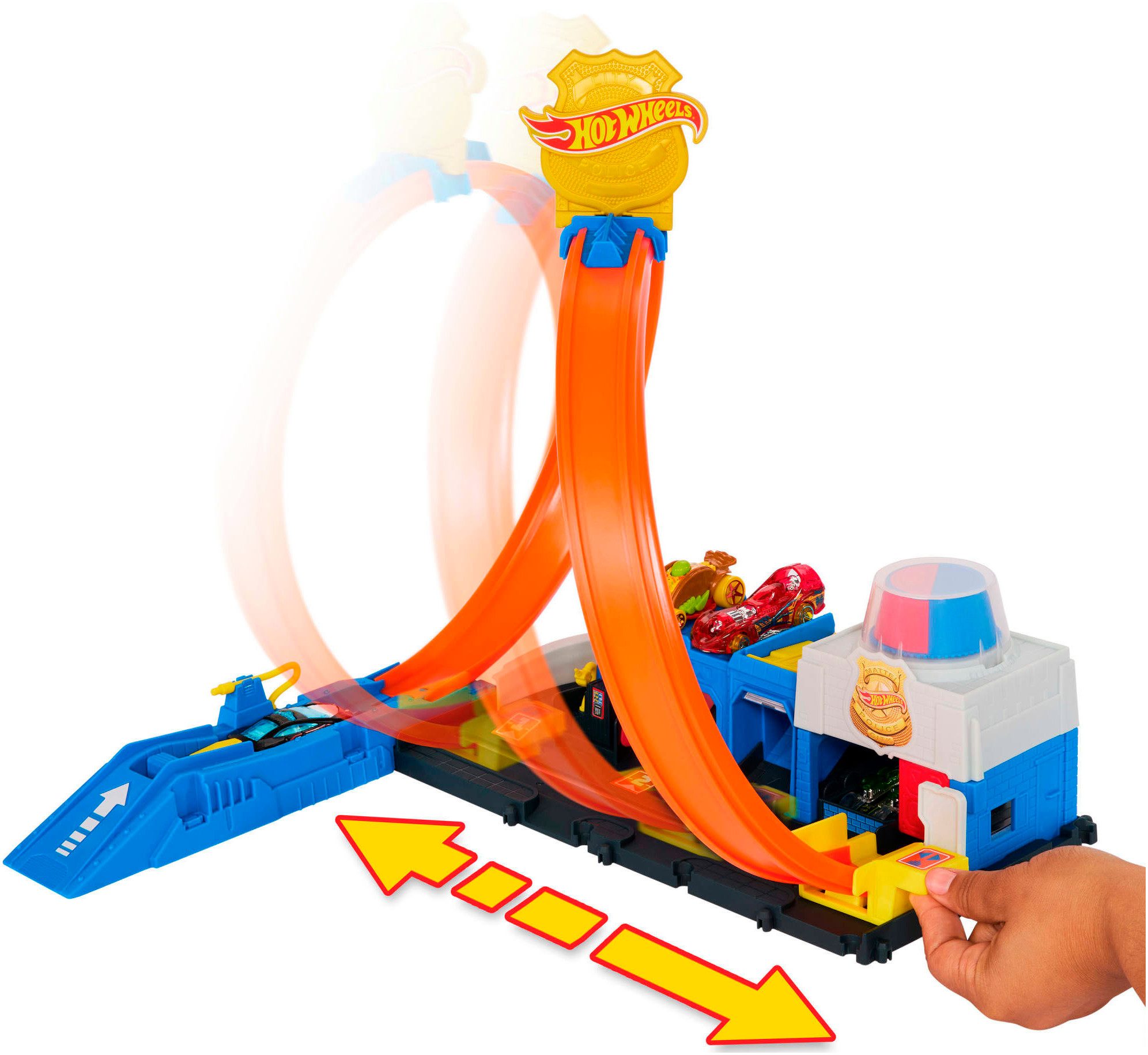 Hot Wheels Spiel-Polizeistation City Super Polizeistation