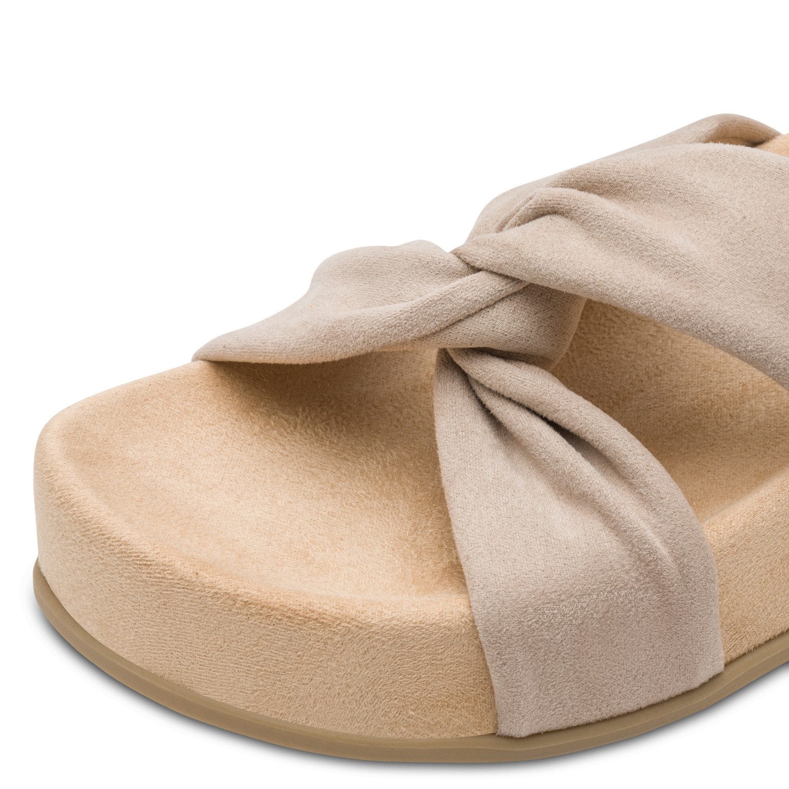 MARCO TOZZI Pantolette Keilabsatz, Schlupfschuh, Sommerschuh mit Feel Me-Ausstattung