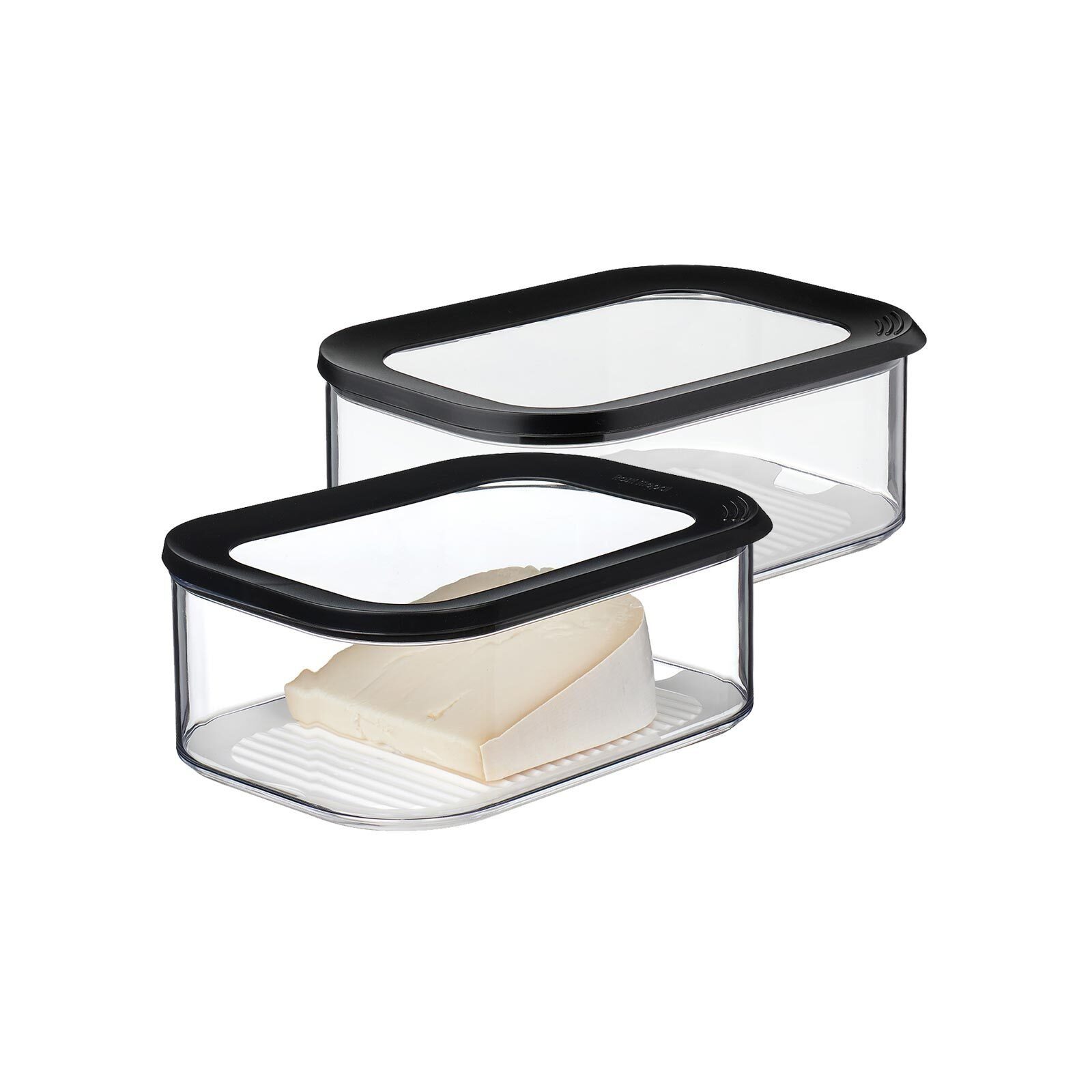 Mepal Vorratsdose Modula Käsedosen 2000 ml 2er Set, Kunststoff, (2-tlg)