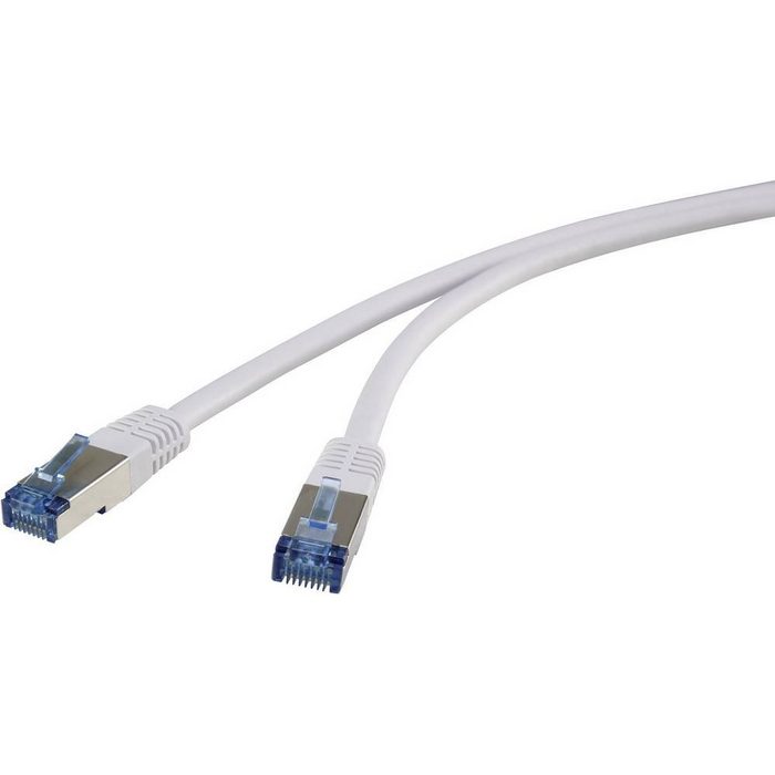 Renkforce CAT6A S/FTP Netzwerkkabel mit TPE-Außenmantel 1 m LAN-Kabel