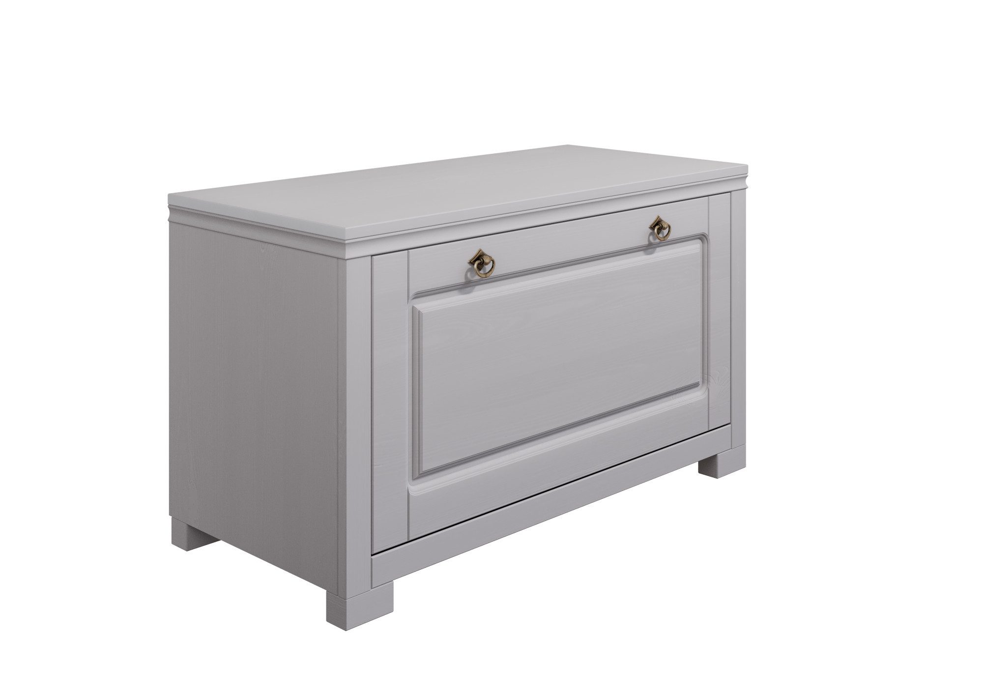 OTTO home Sitzbank Gotland inkl. Schuhtrommel für ca. 6-9 Paar Schuhe, aus massiver Kiefer, FSC®-zertifiziert, Breite 85 cm