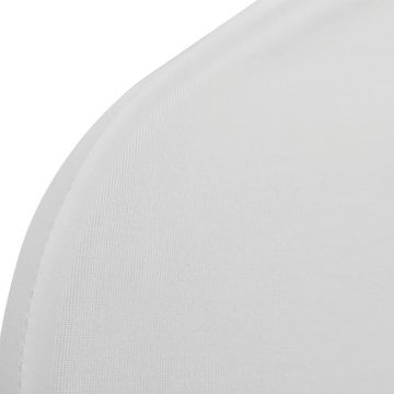 Hussen-Set Stretch Stuhlbezug 4 Stück Weiß, furnicato