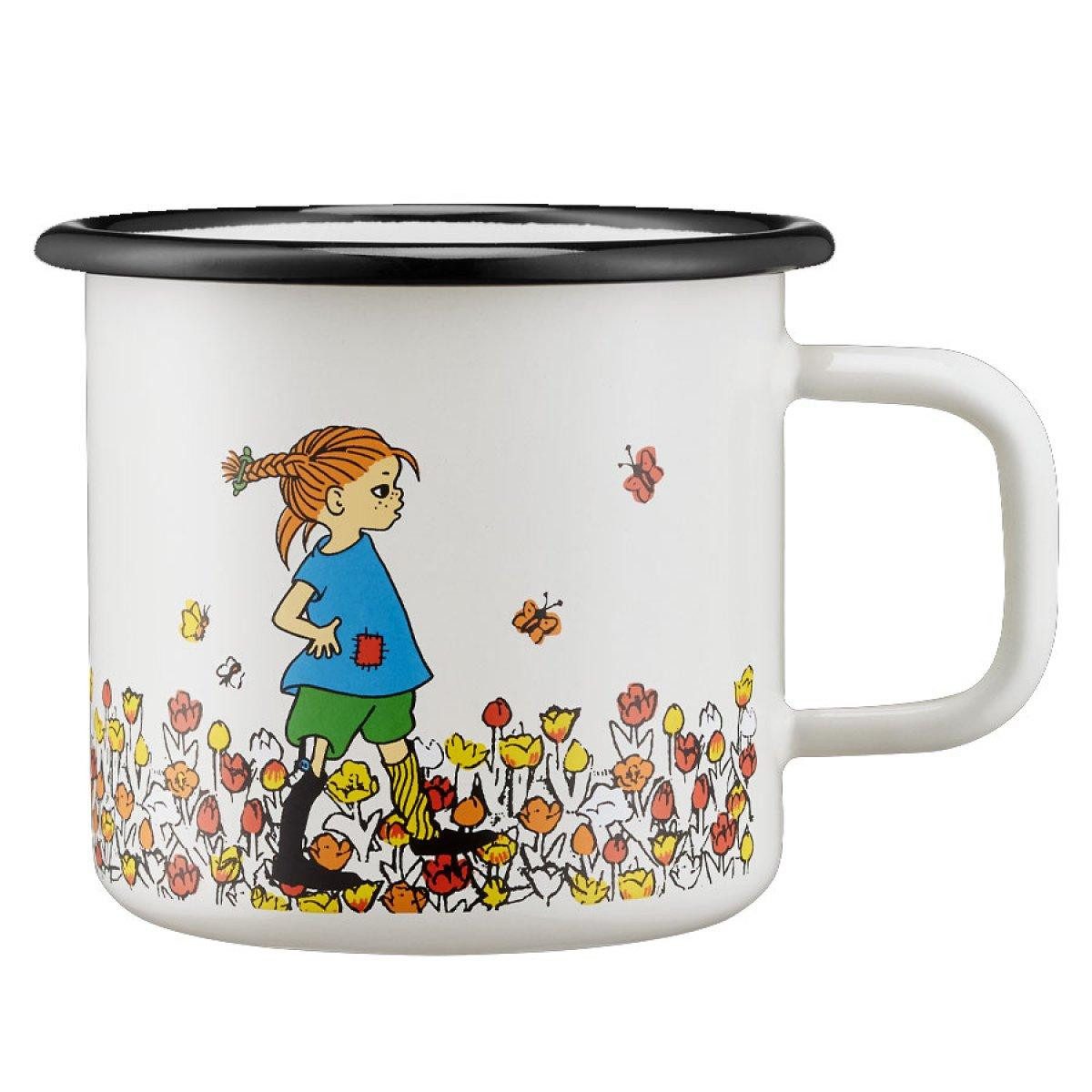 Muurla Kinderbecher Tasse Pippi Langstrumpf Be More Pippi Emaille (370 ml)