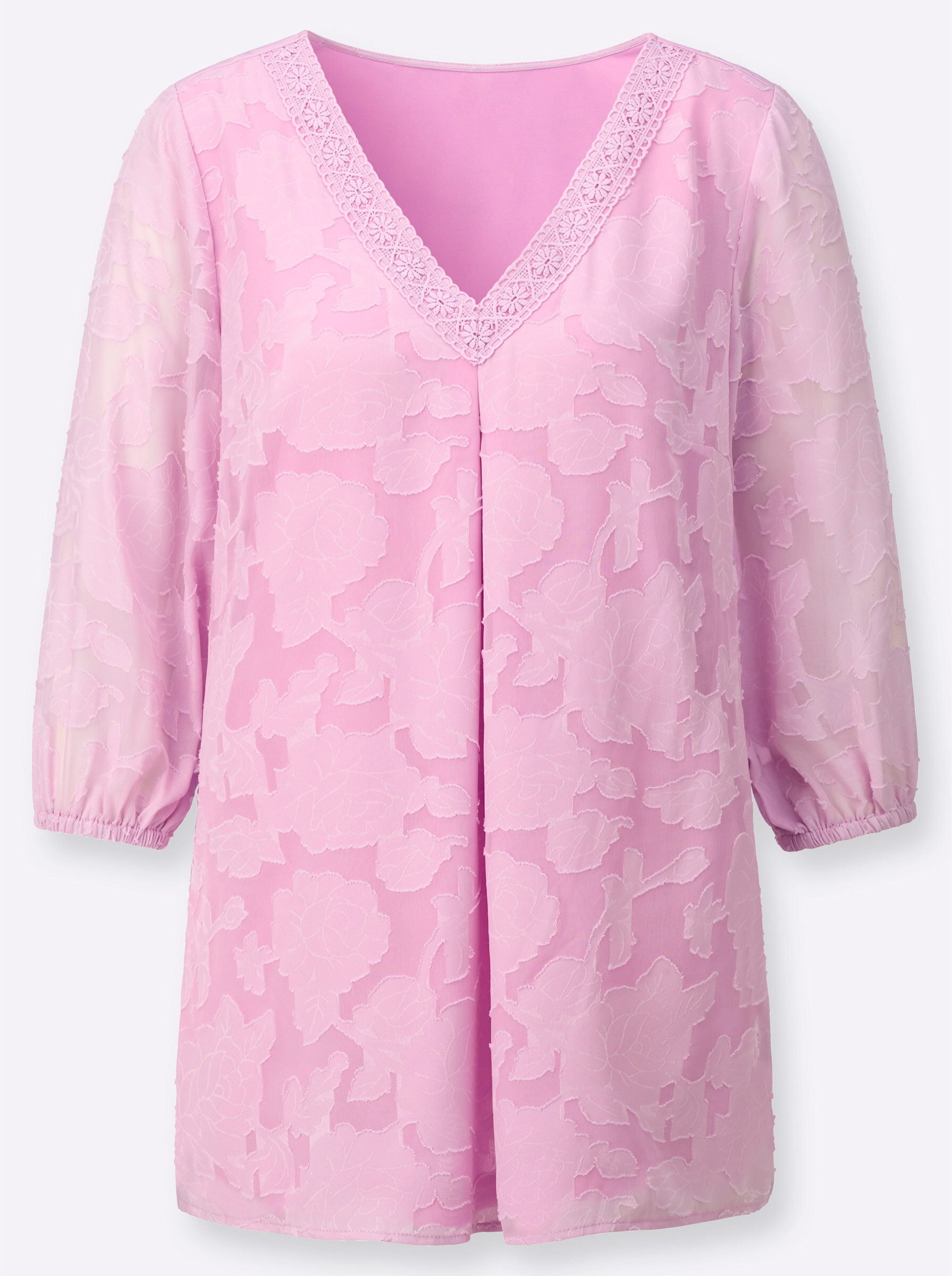Witt Klassische Bluse Longbluse 3/4-Arm