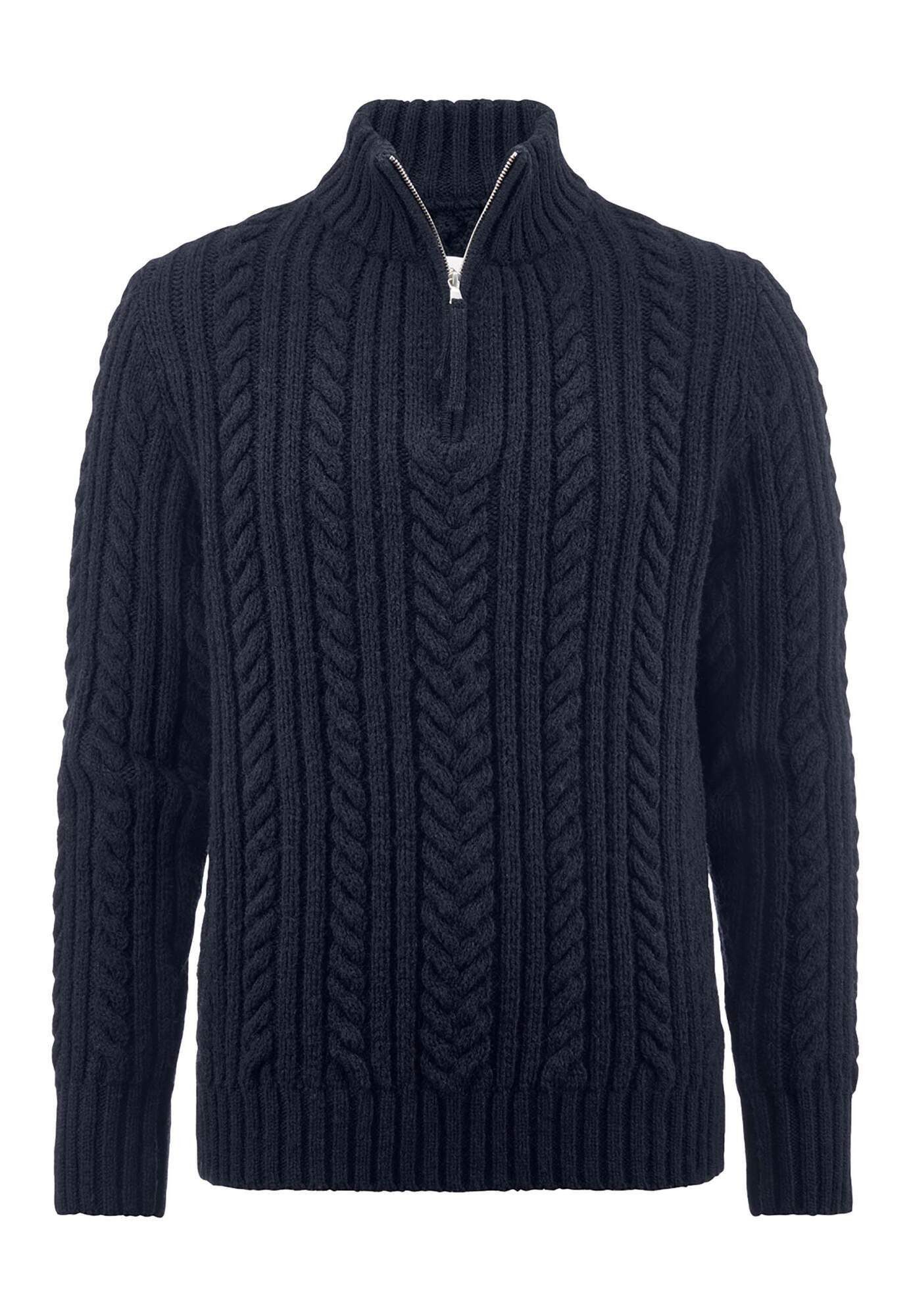 Hessnatur Strickpullover Regular aus regionaler Schurwolle (1-tlg)