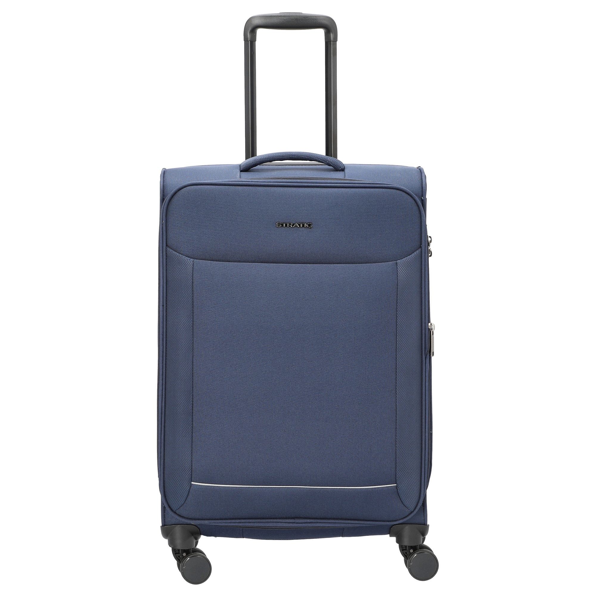 Stratic Koffer Fresh - 4-Rolley-Trolley 65 cm M erw. (navy), 4 Rollen Rollen