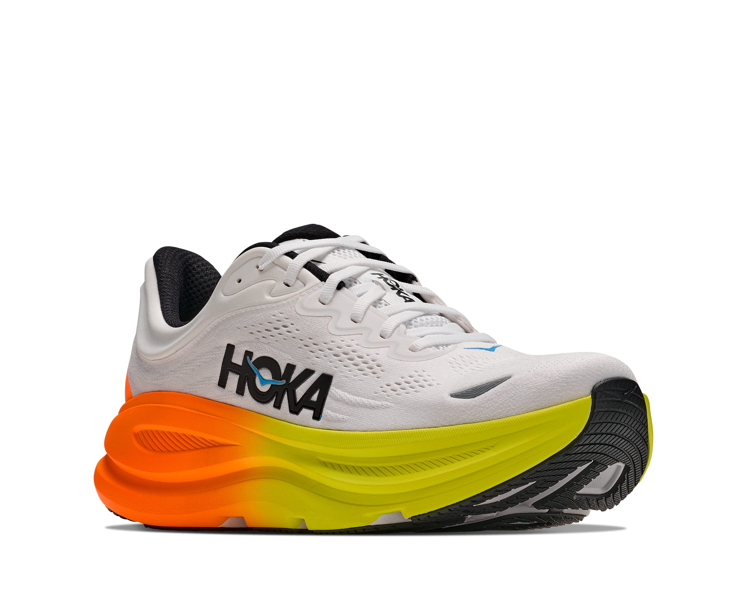 Hoka One One BONDI 9 Laufschuh atmungsaktives Mesh-Obermaterial, leicht profiliertes Laufsohlenprofil