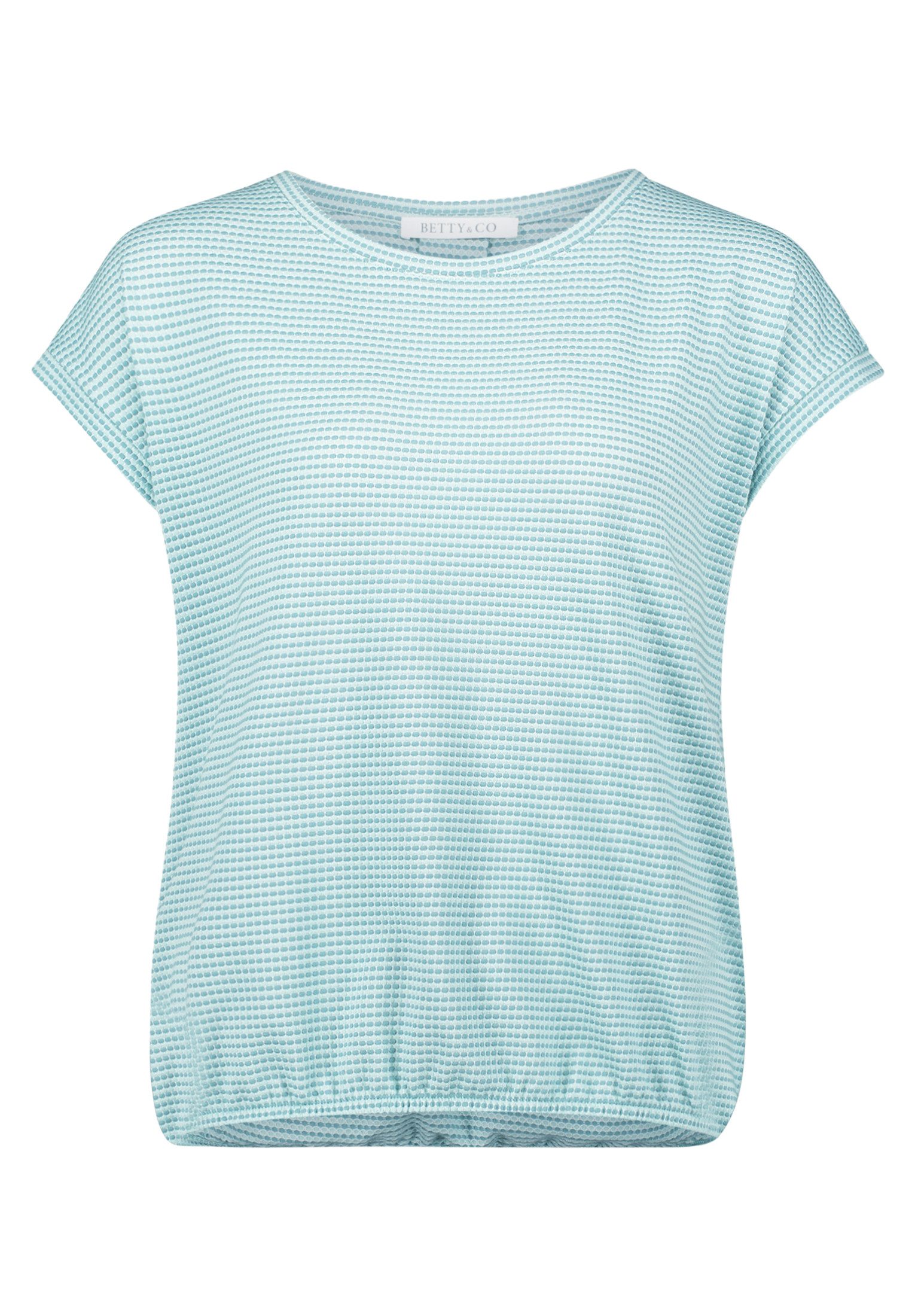 Betty&Co Kurzarmshirt Damen mit Gummizug (1-tlg) Material