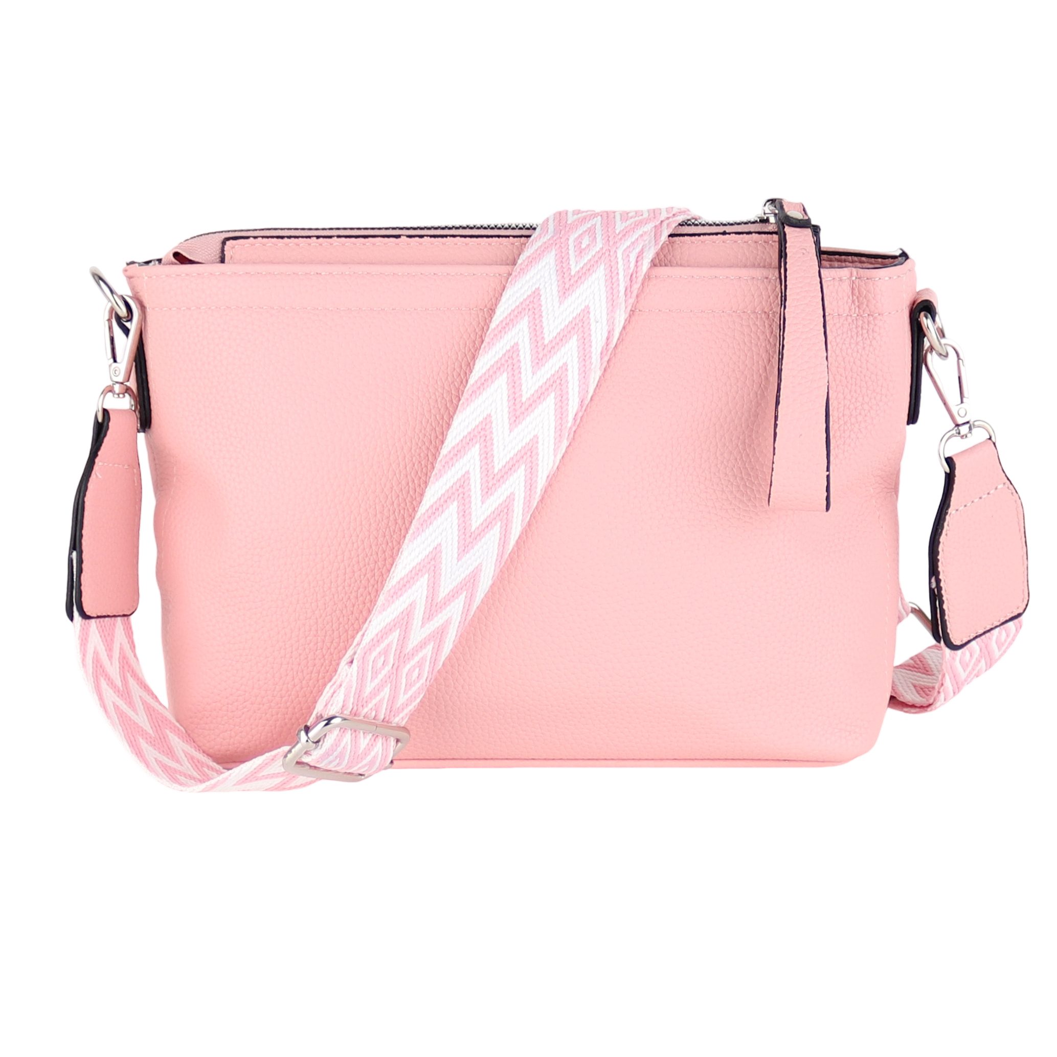 Umhängetasche Damen, Veganleder Crossbody Tasche Bag, Schultertasche