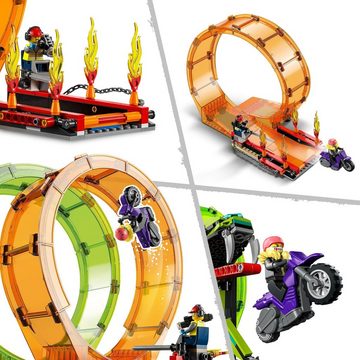 LEGO® Konstruktionsspielsteine Stuntshow-Doppellooping (60339), LEGO® City Stuntz, (598 St), Made in Europe