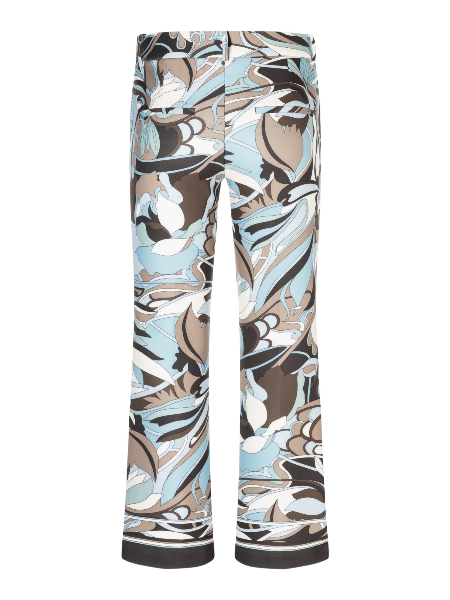 Cambio Stoffhose bunt,Freizeit,Polyester,Allover-Print,Wide Leg